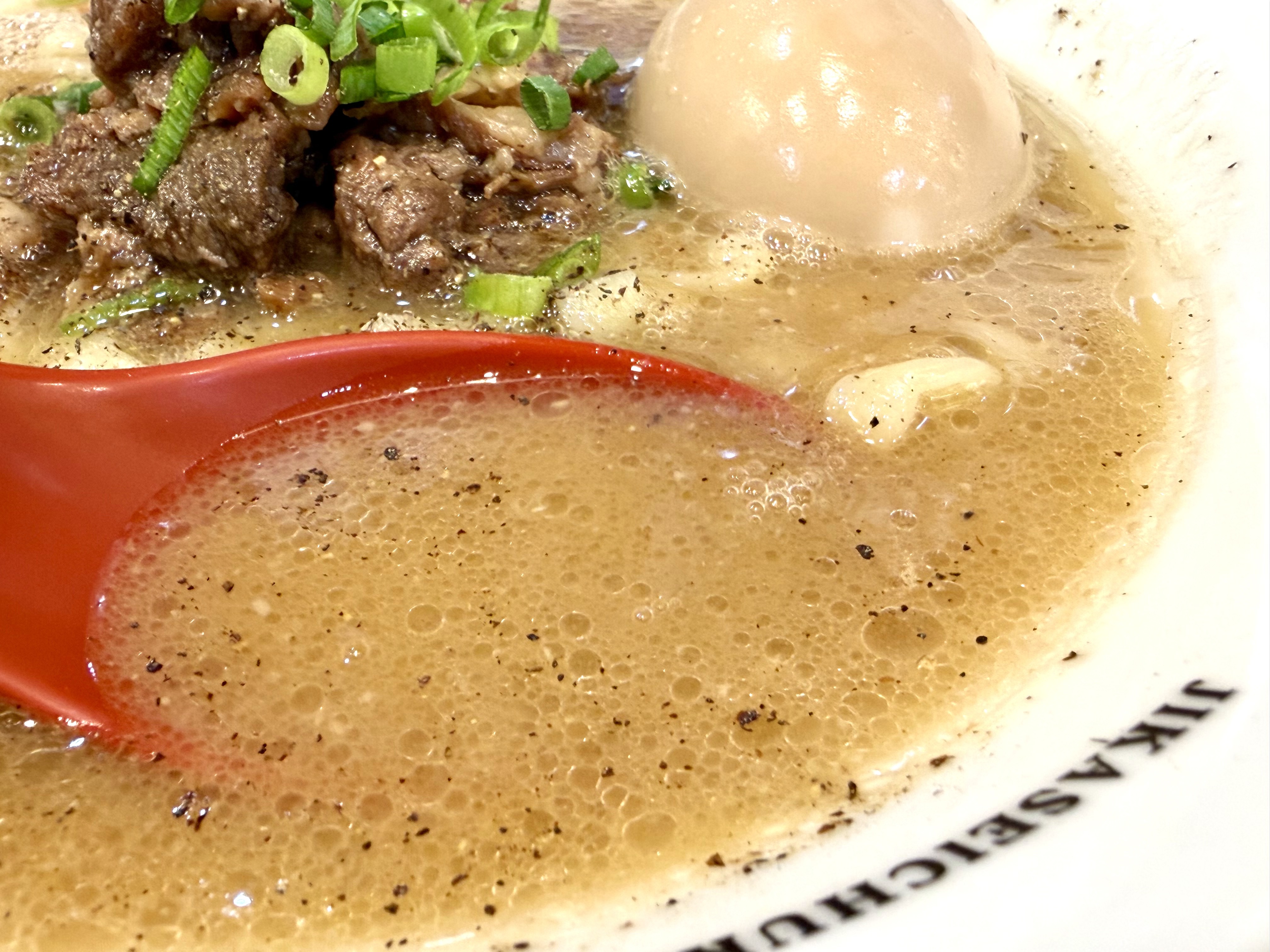 牛の濃度あるスープ