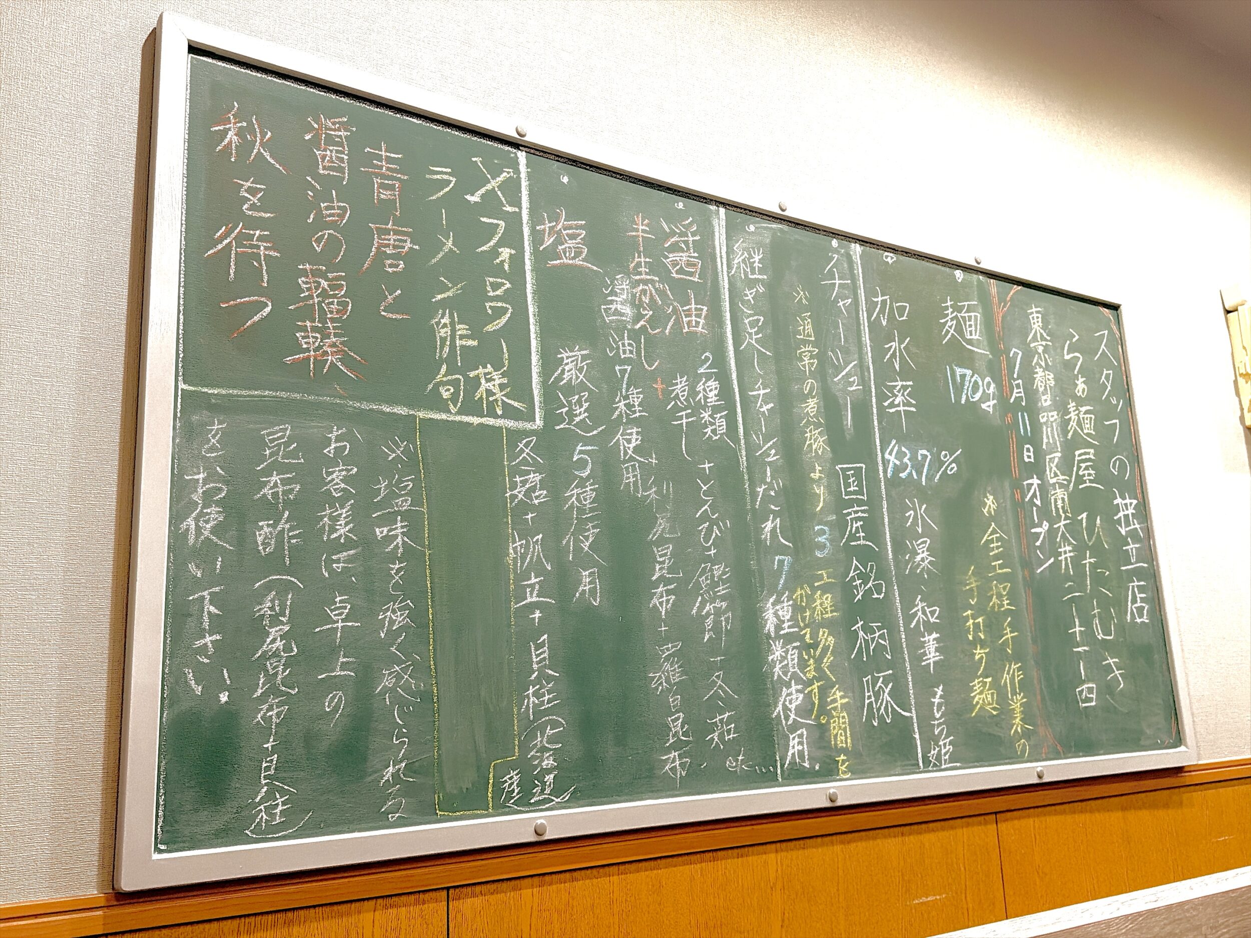 まるで学校の黒板
