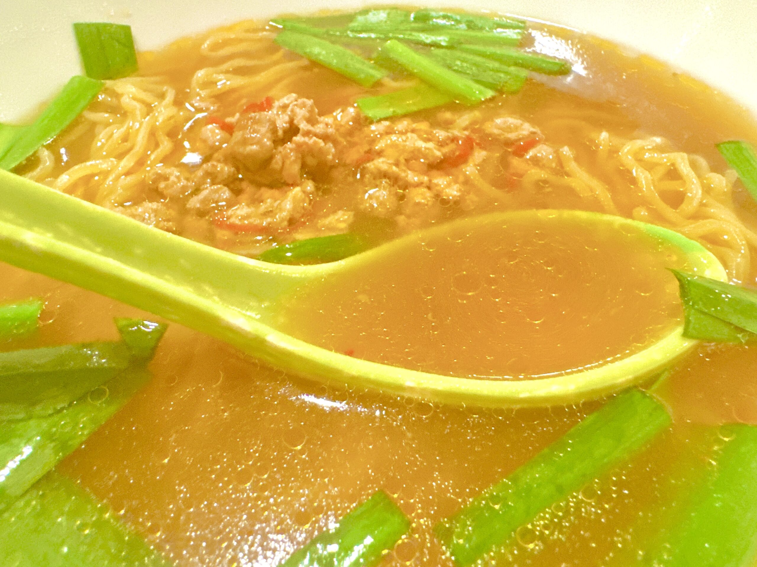 台湾ラーメンのスープ
