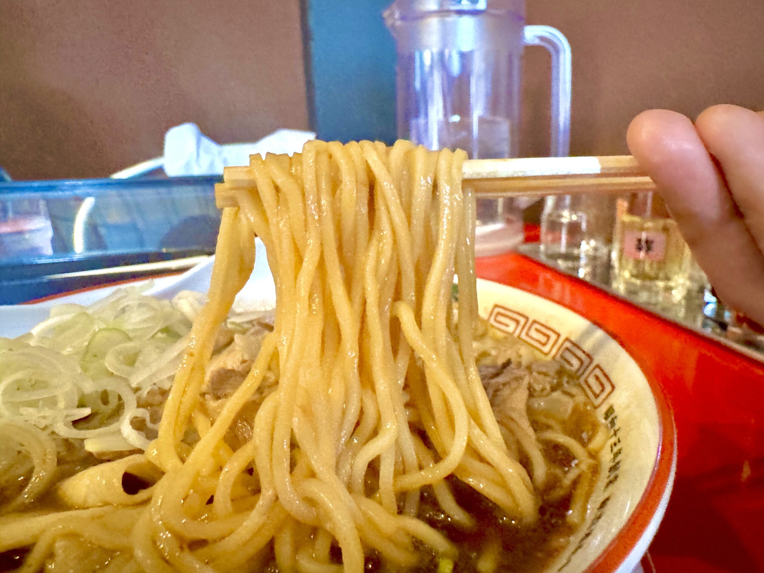 丸みある麺