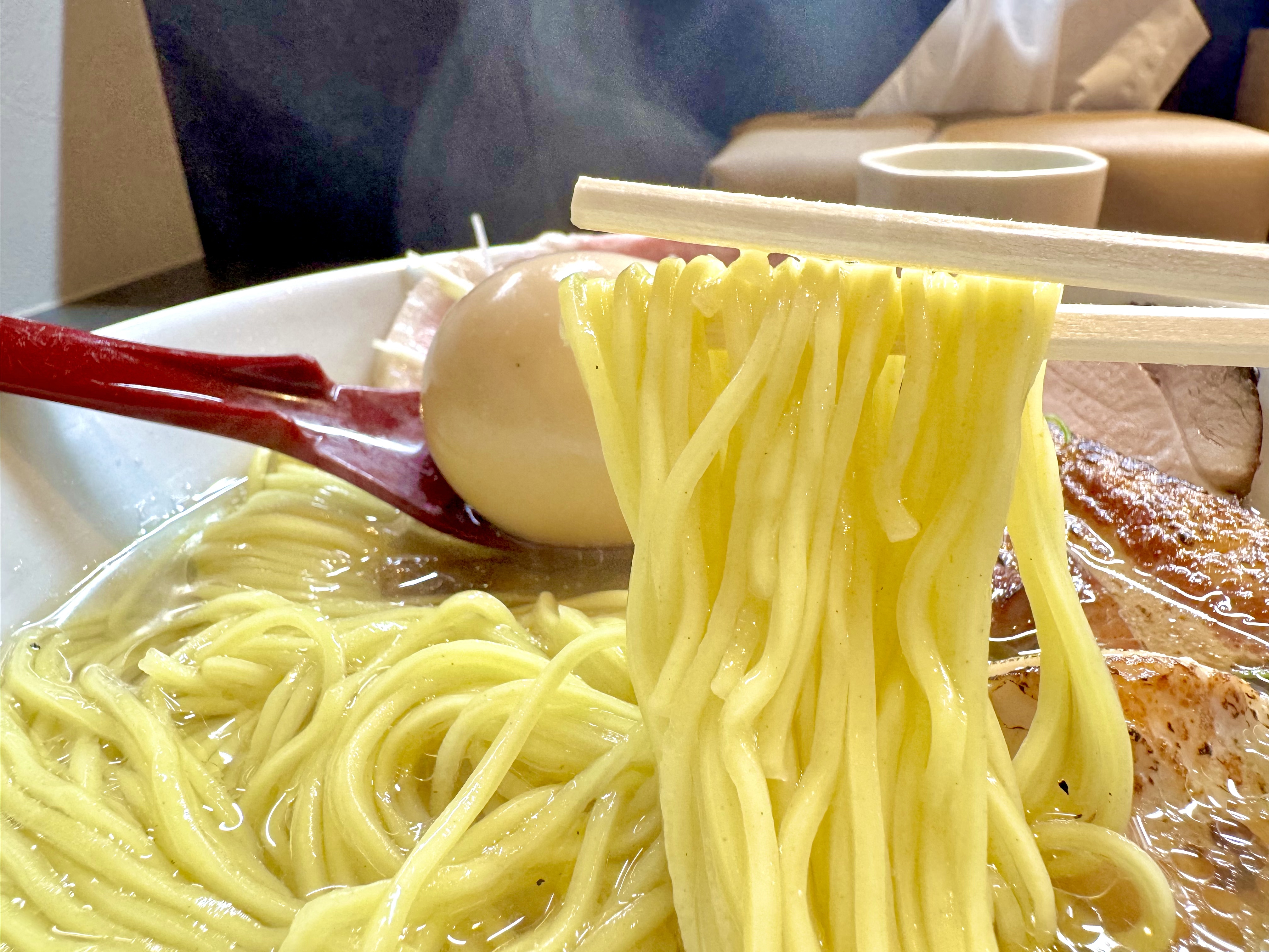フジハラセイメンの中細ストレート麺