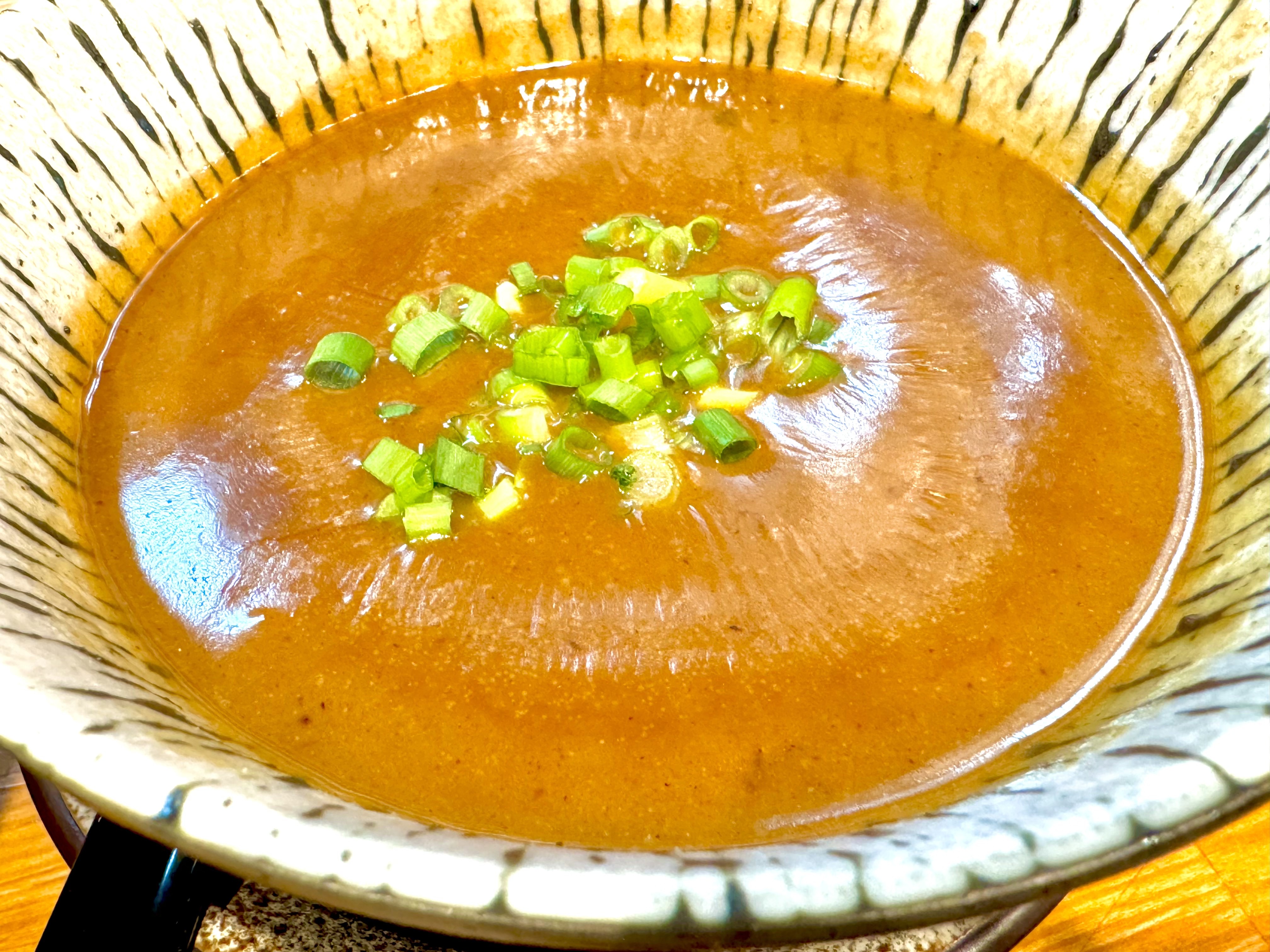 カレーの旨みがしっかりのつけ汁