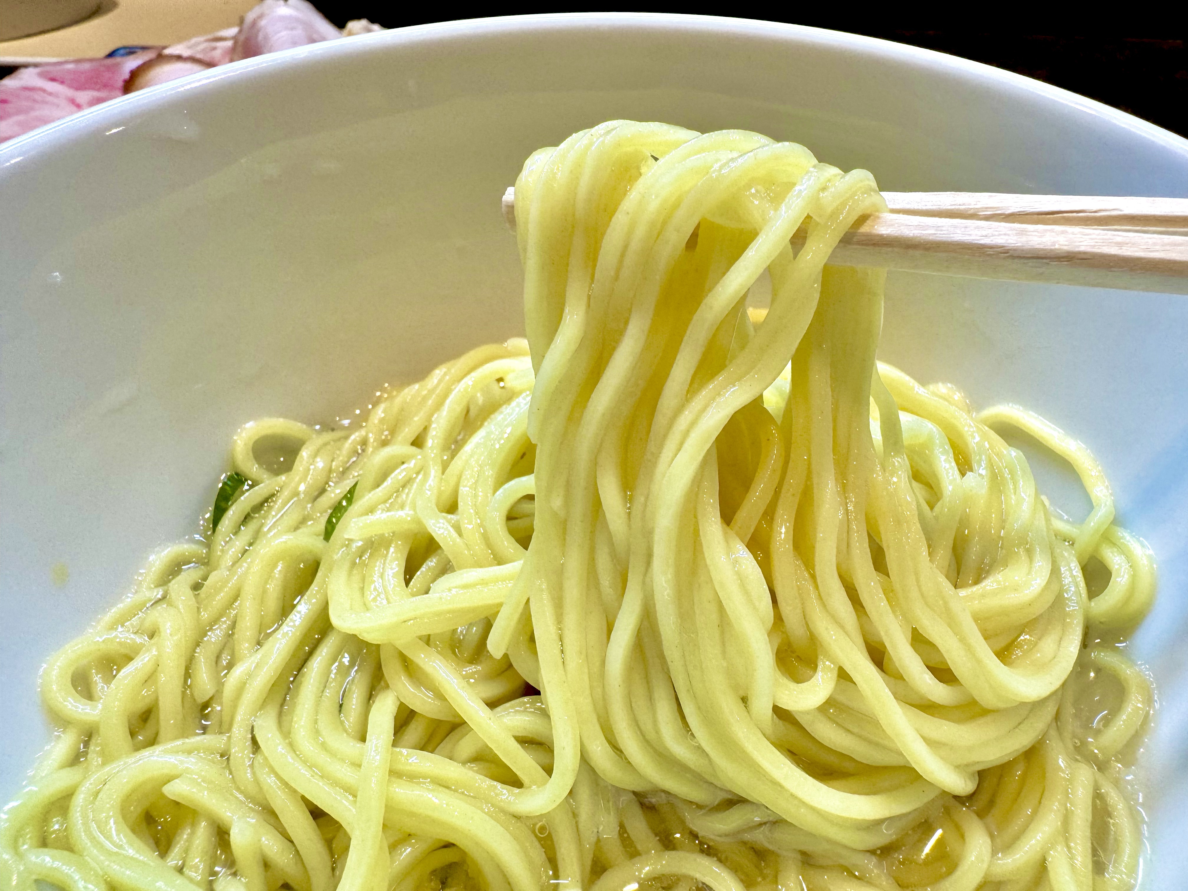 かえしを注いだ麺