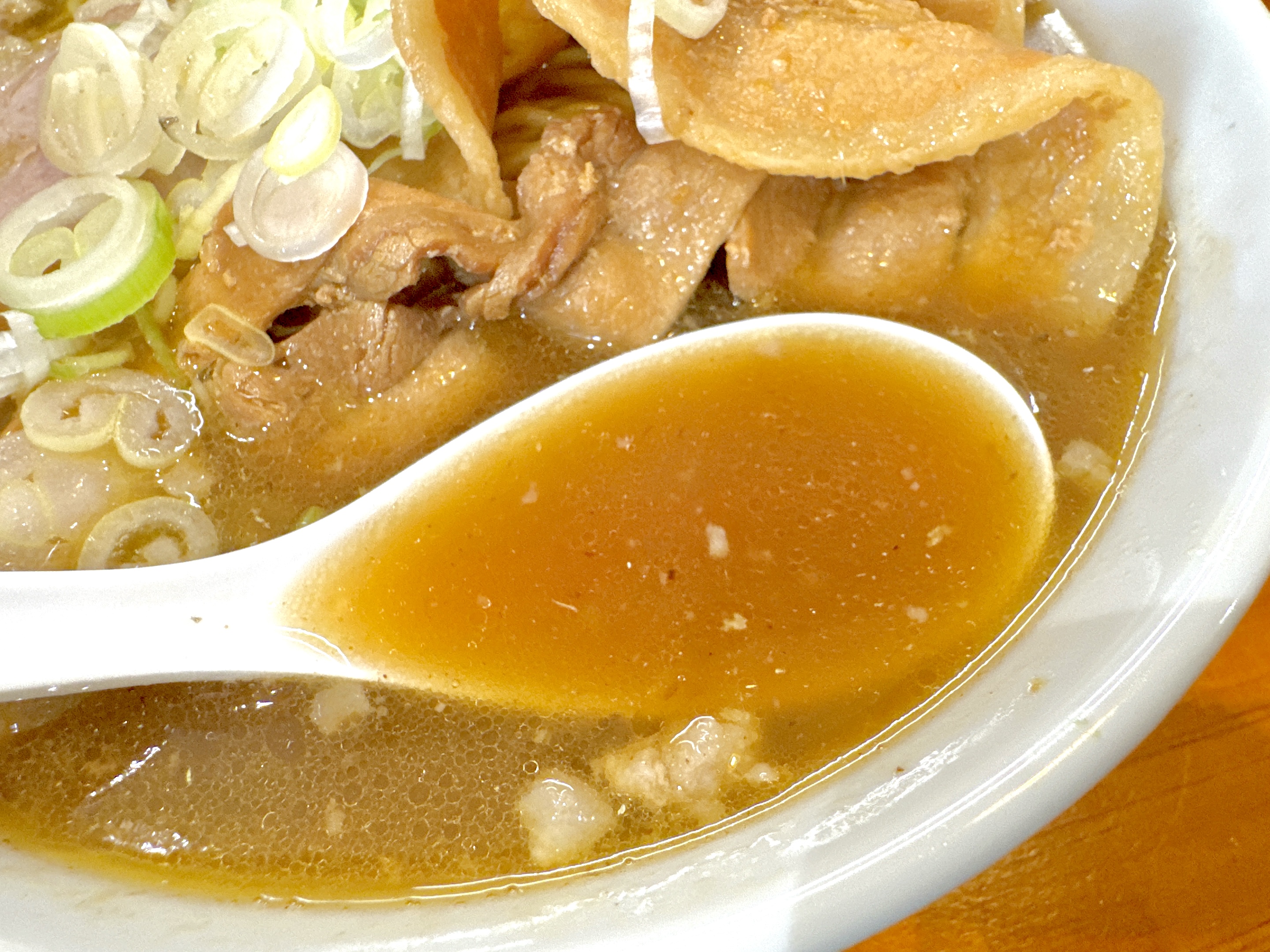 濃くて塩っぱいスープ