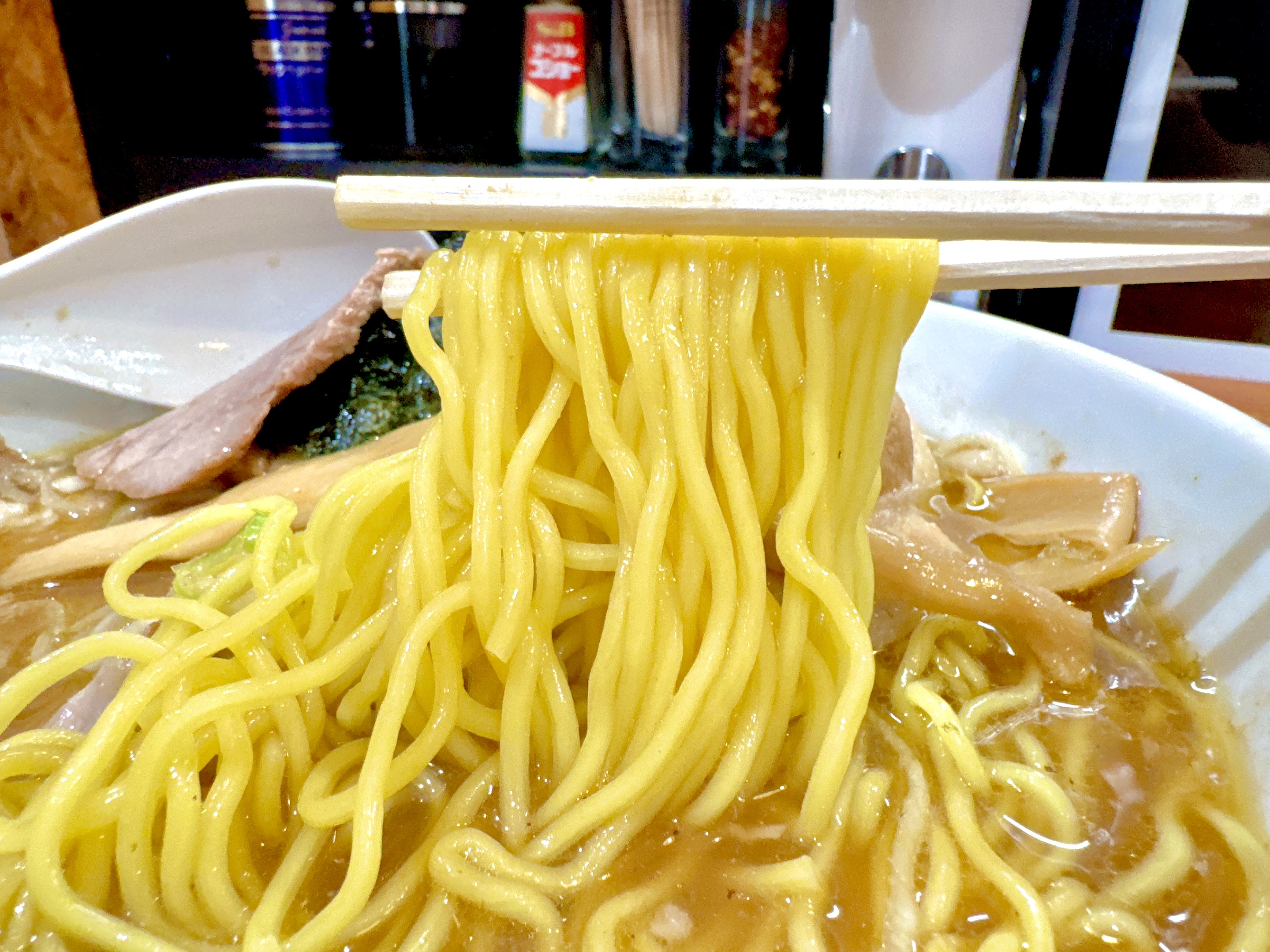 がんこならではの中細麺