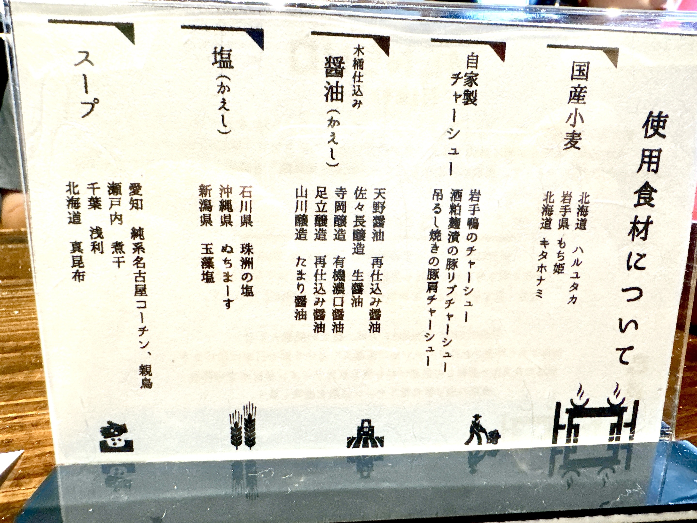 素材のこだわり