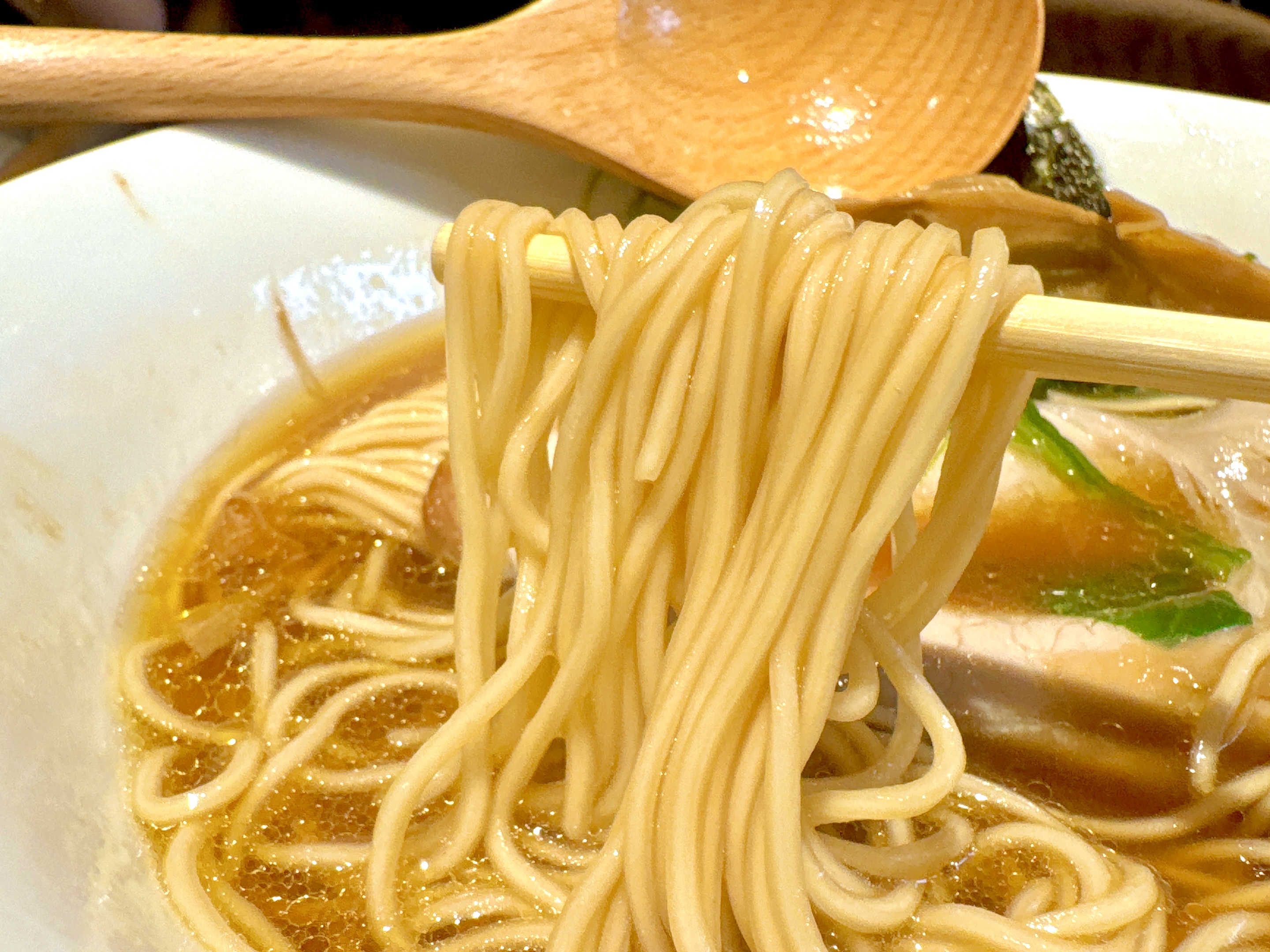 自家製の細麺