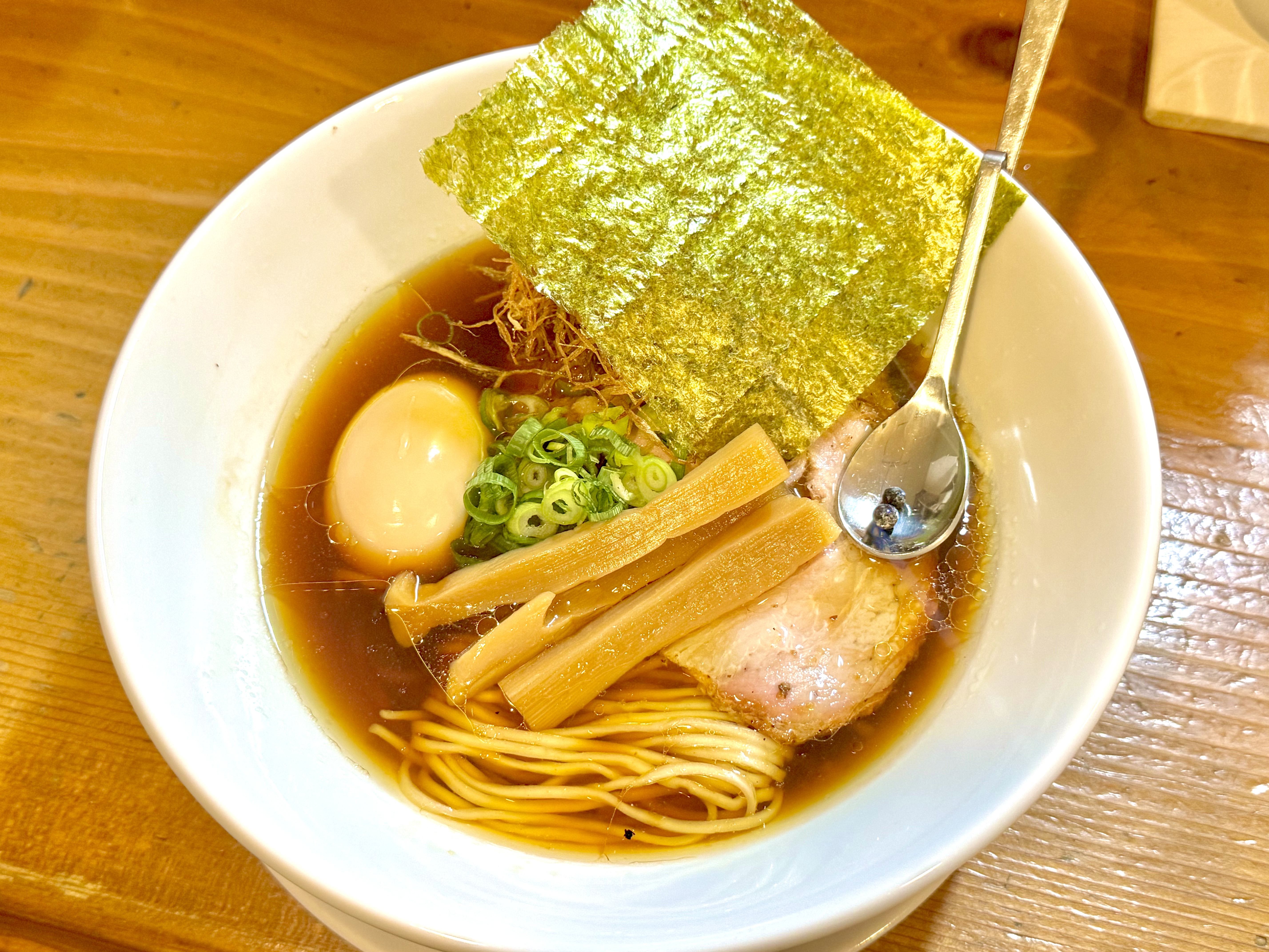 2025年7月の鶏醤油味玉ラーメン