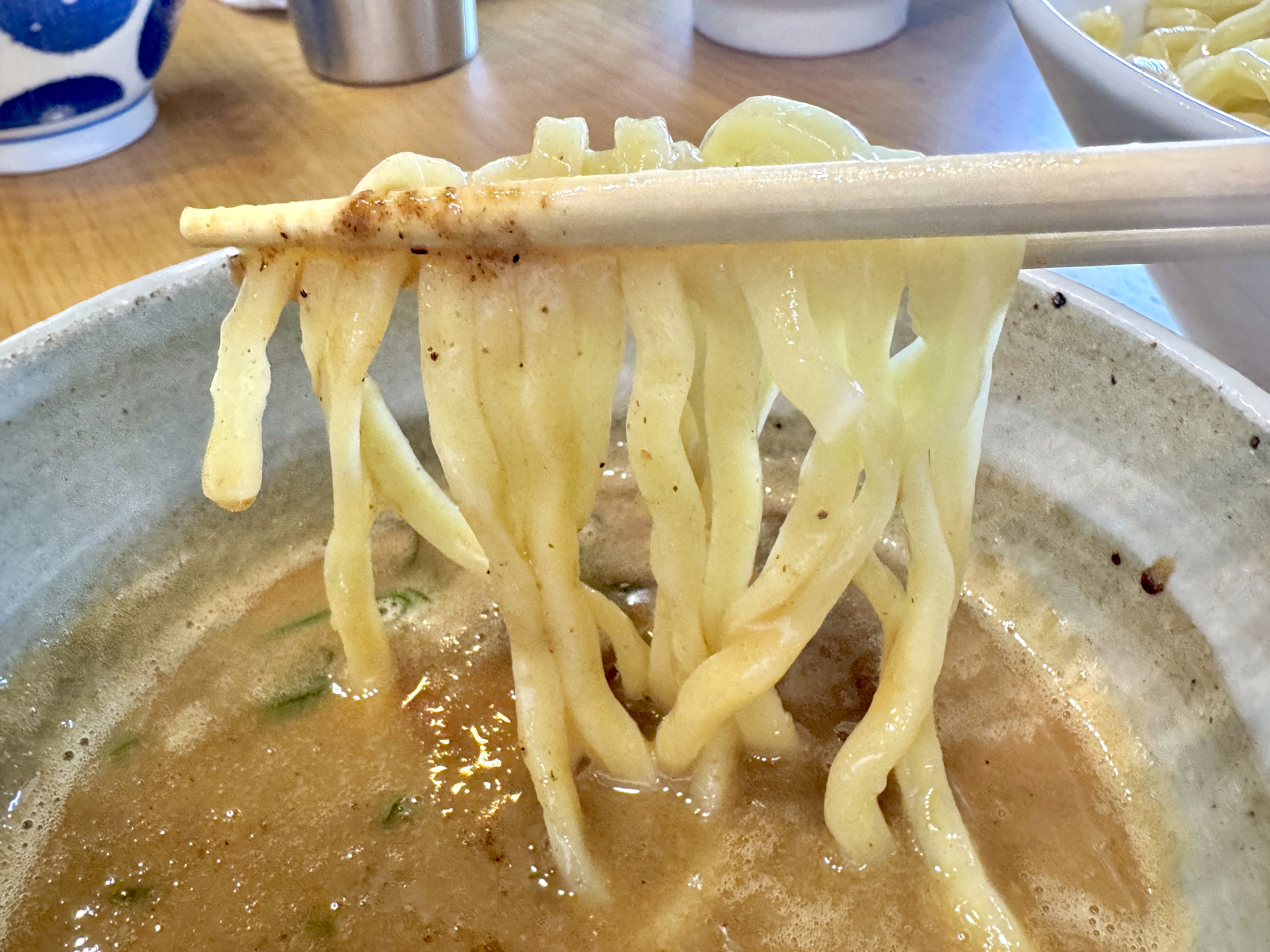 つけ麺もっちりとした菅野製麺所の太麺