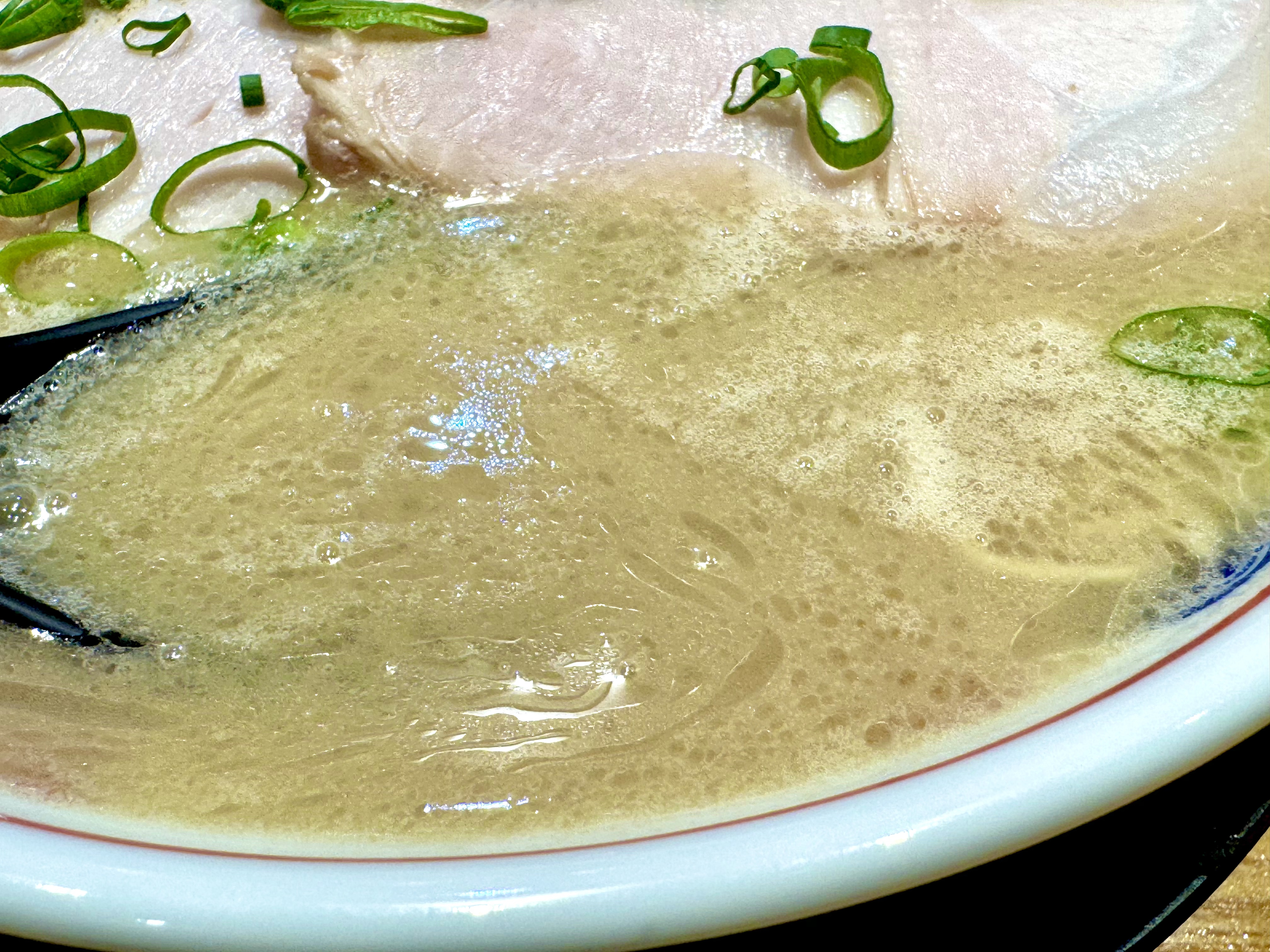 豚骨ラーメンのスープ