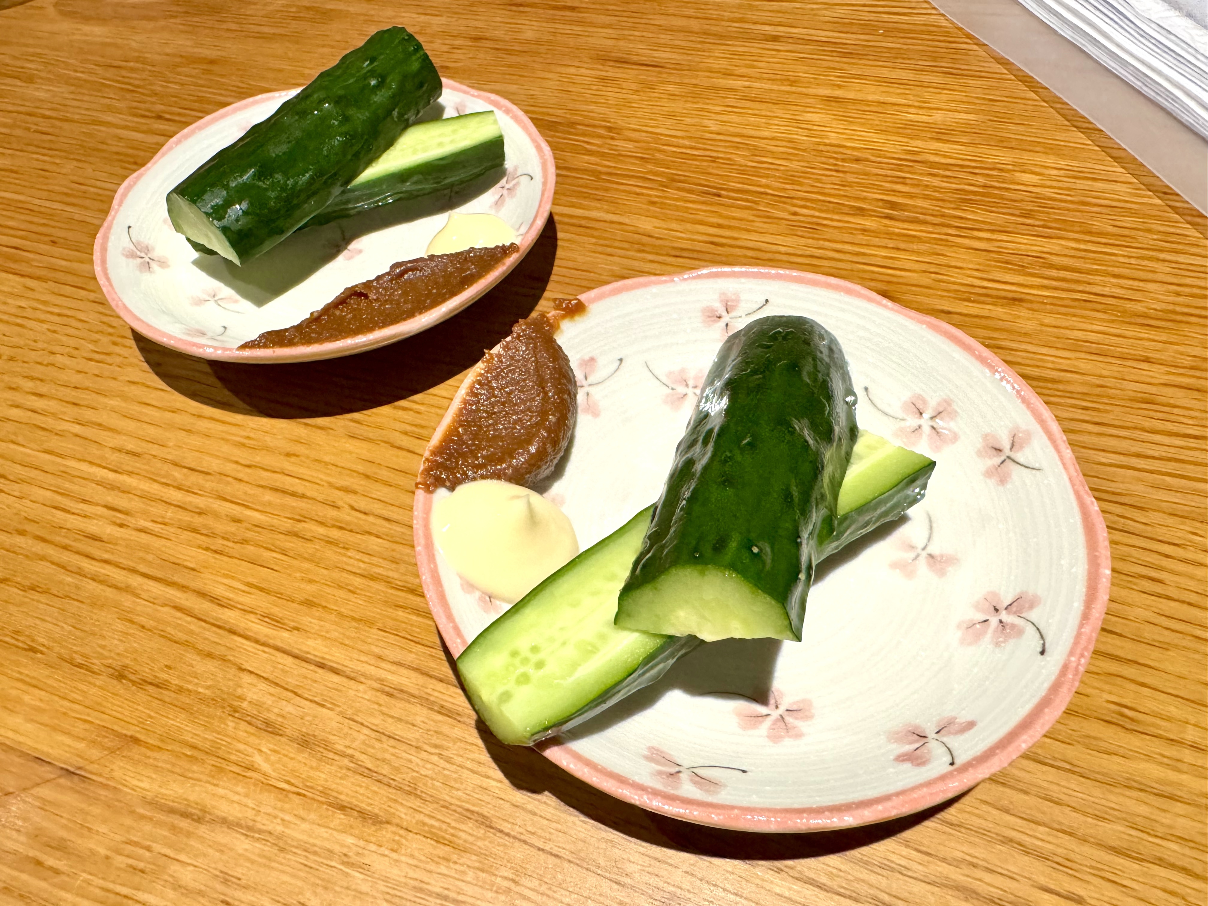 お通しの胡瓜