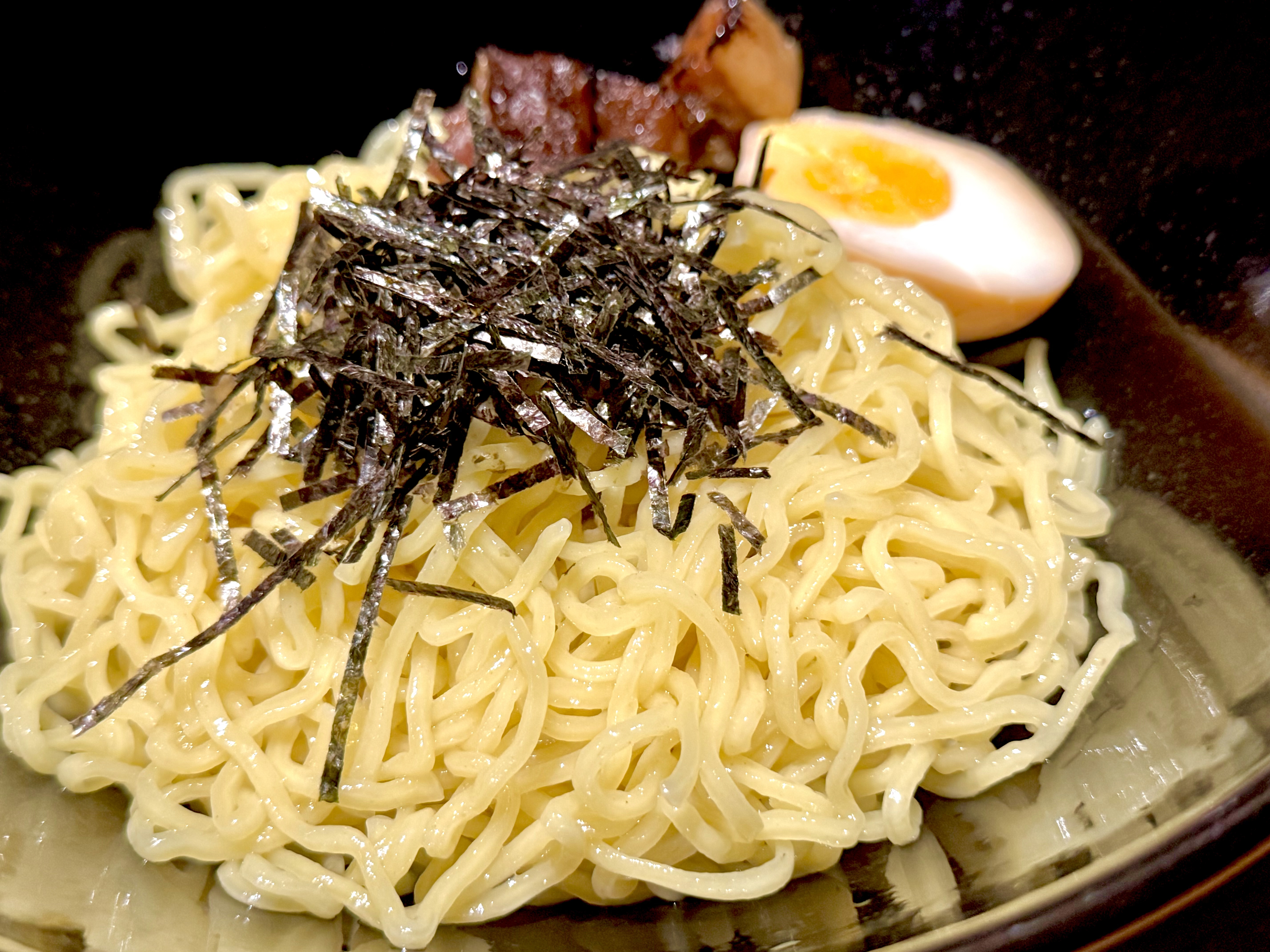 麺のアップ