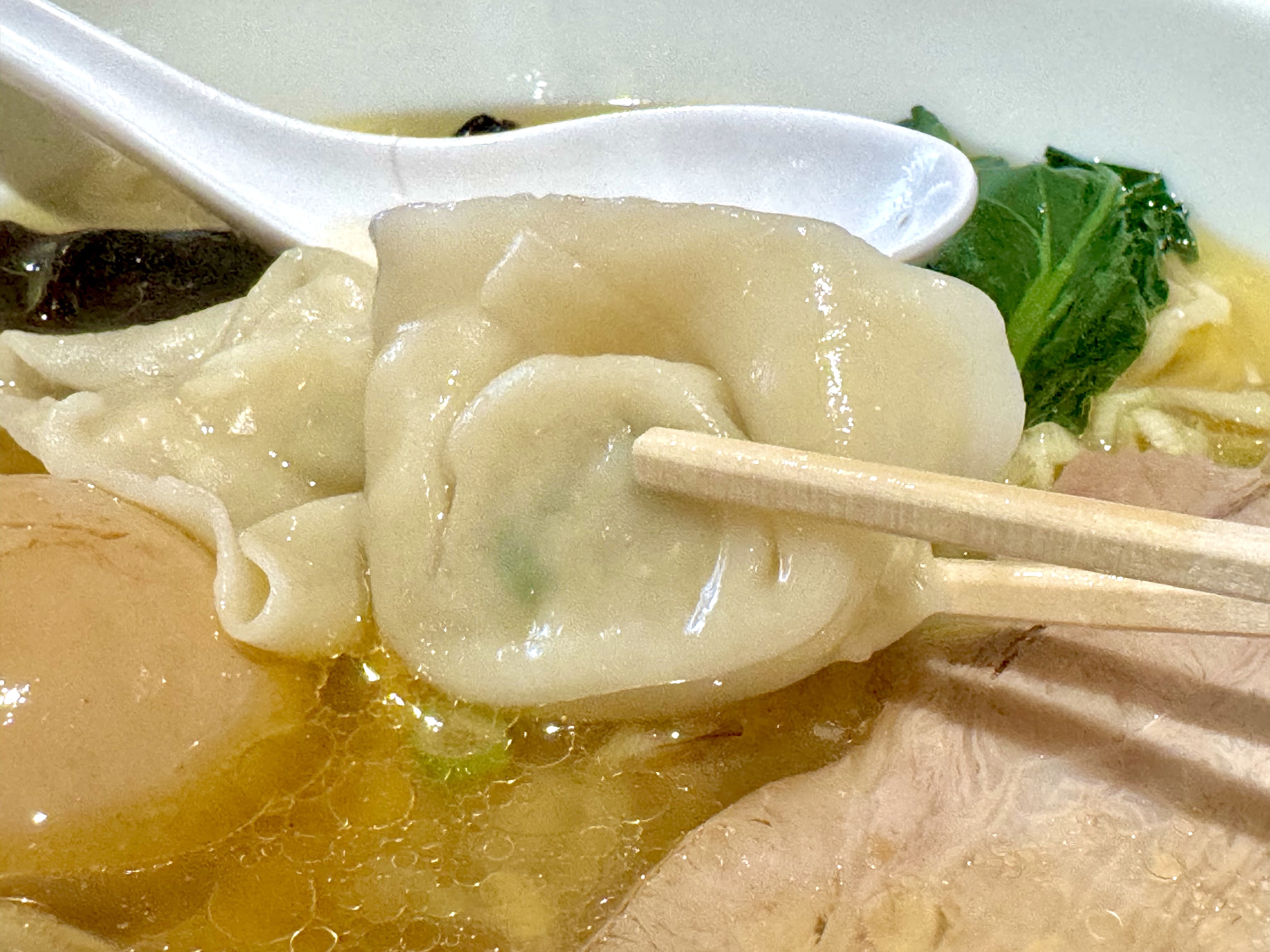 まるで水餃子なワンタン