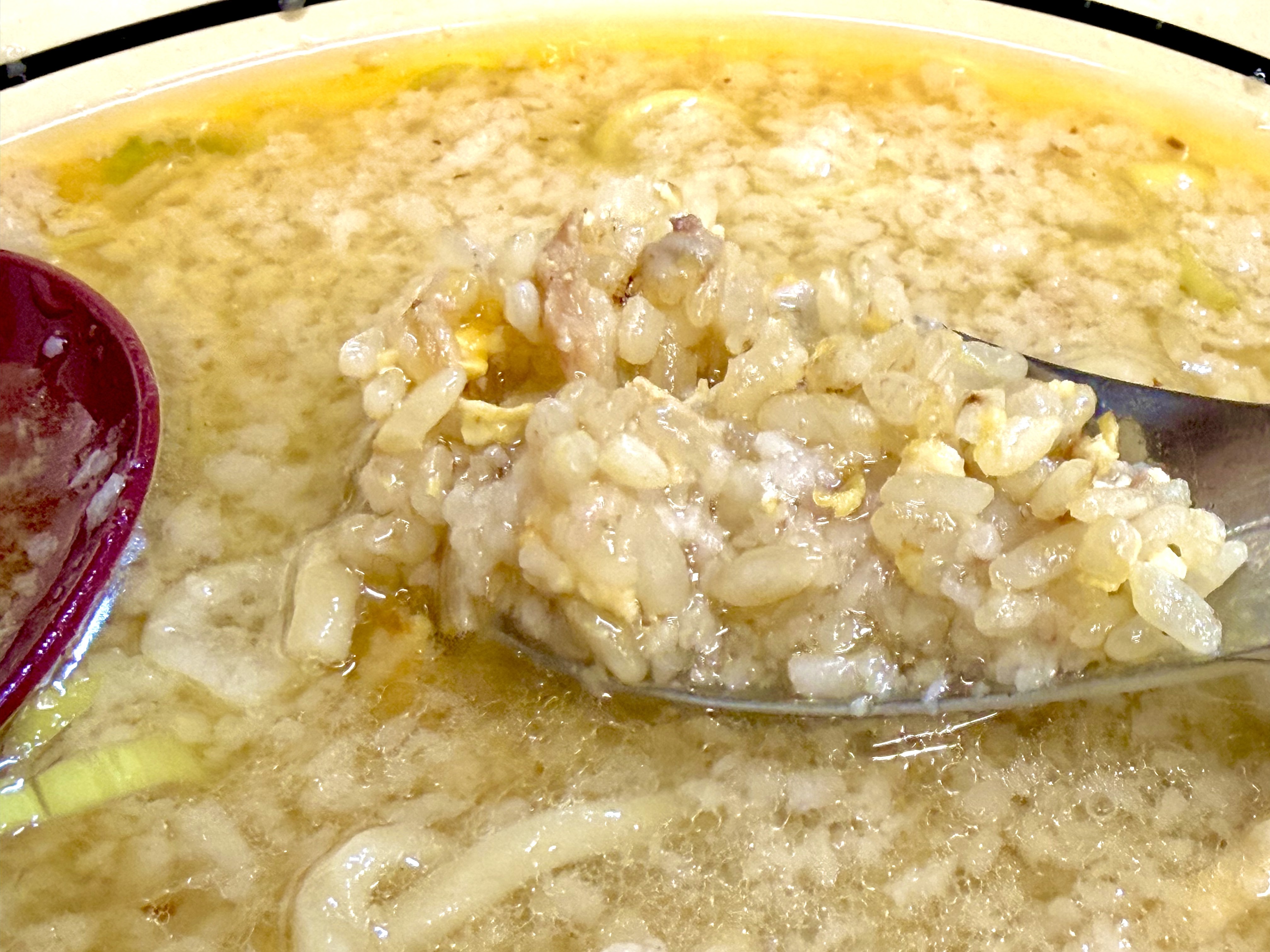 ギトギトスープにチャーハンでめちゃ美味い!