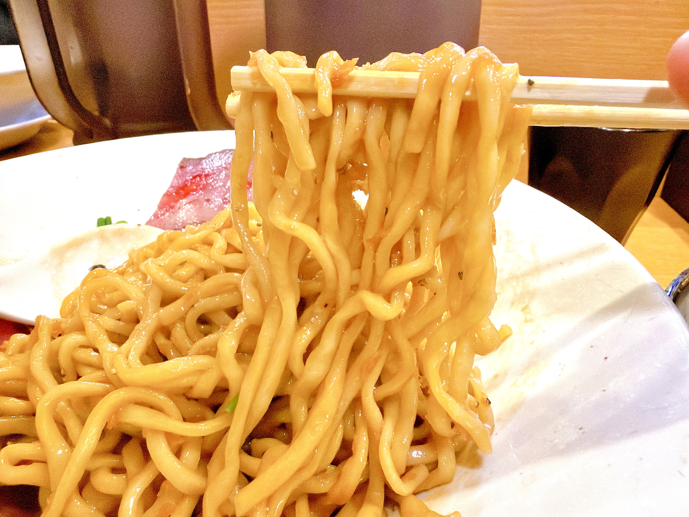 浅草開化楼の麺