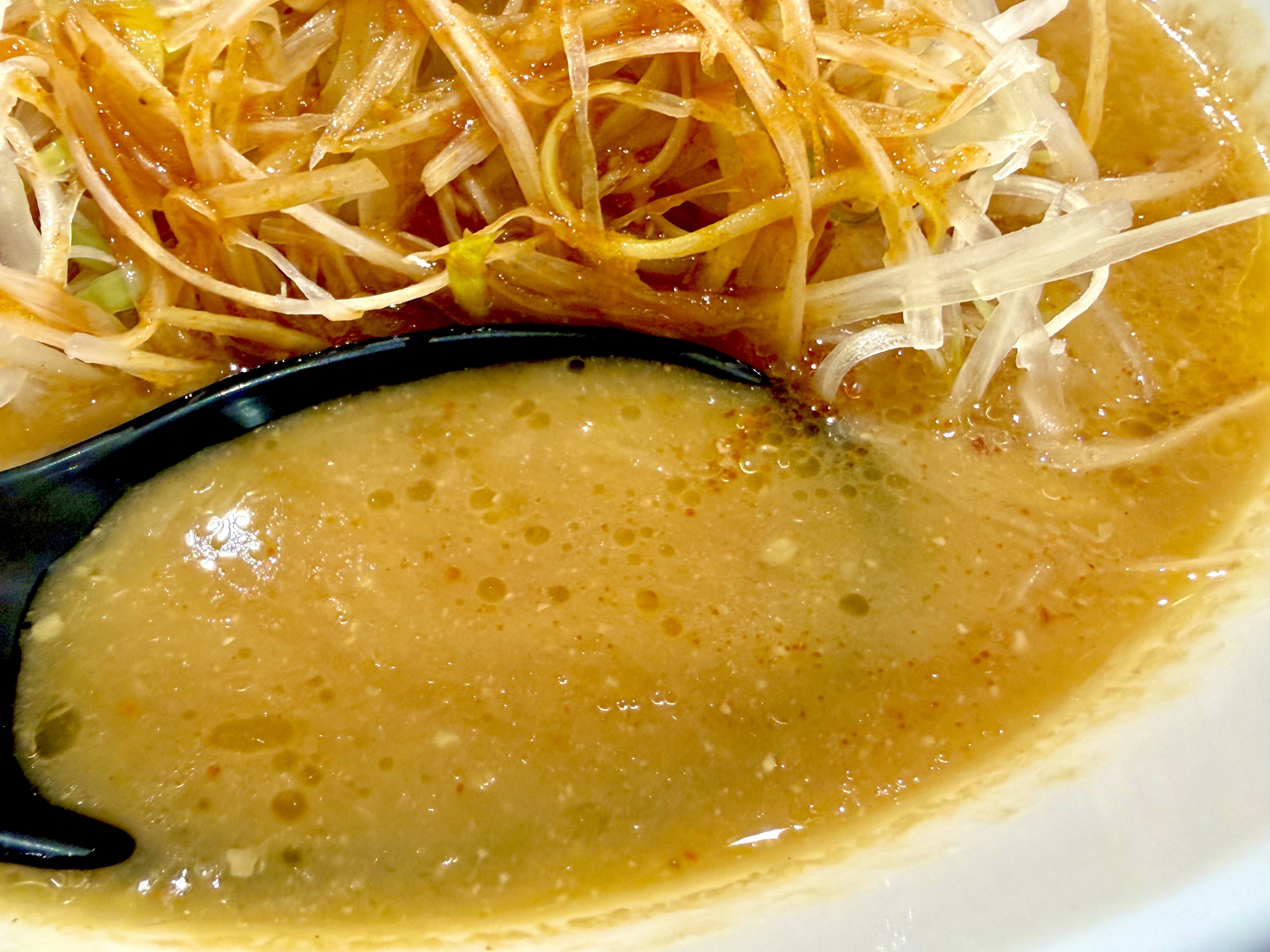 濃度強めのスープ