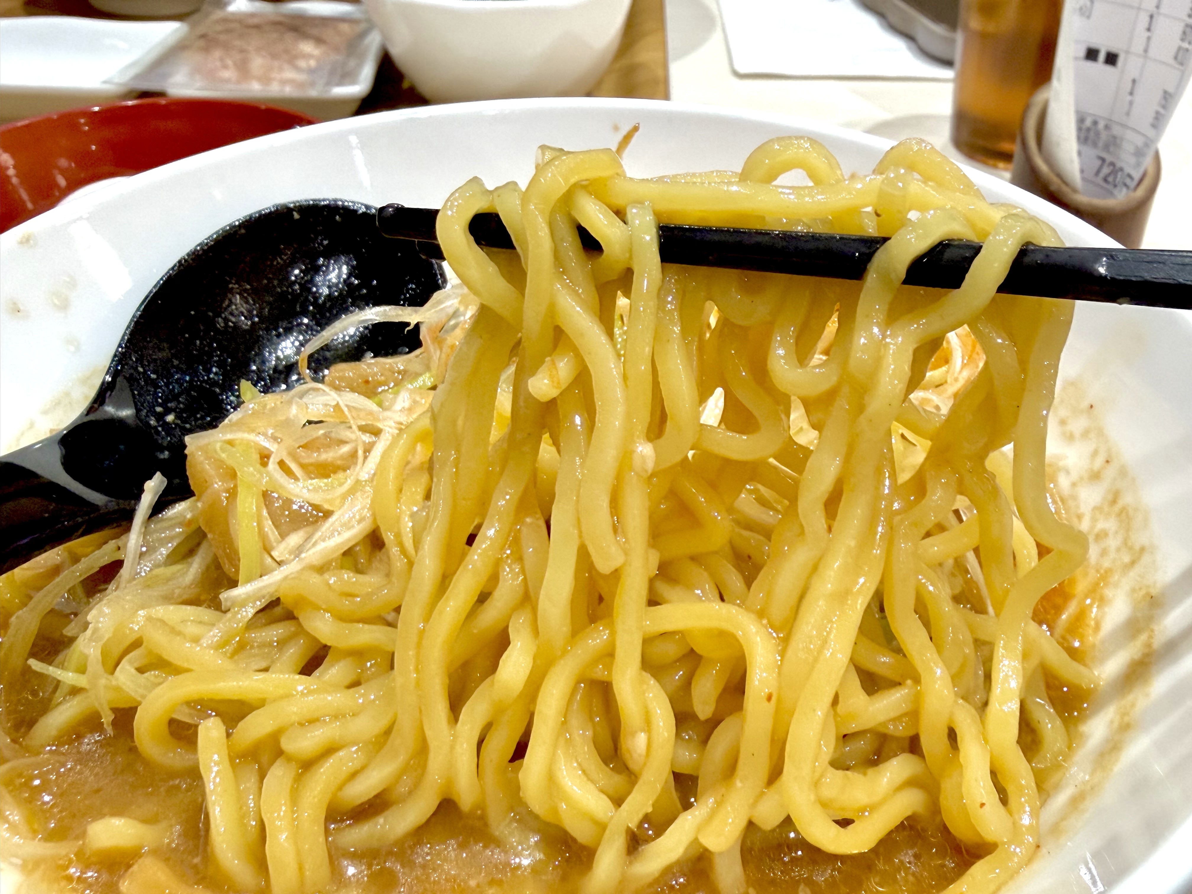 中サイズの麺