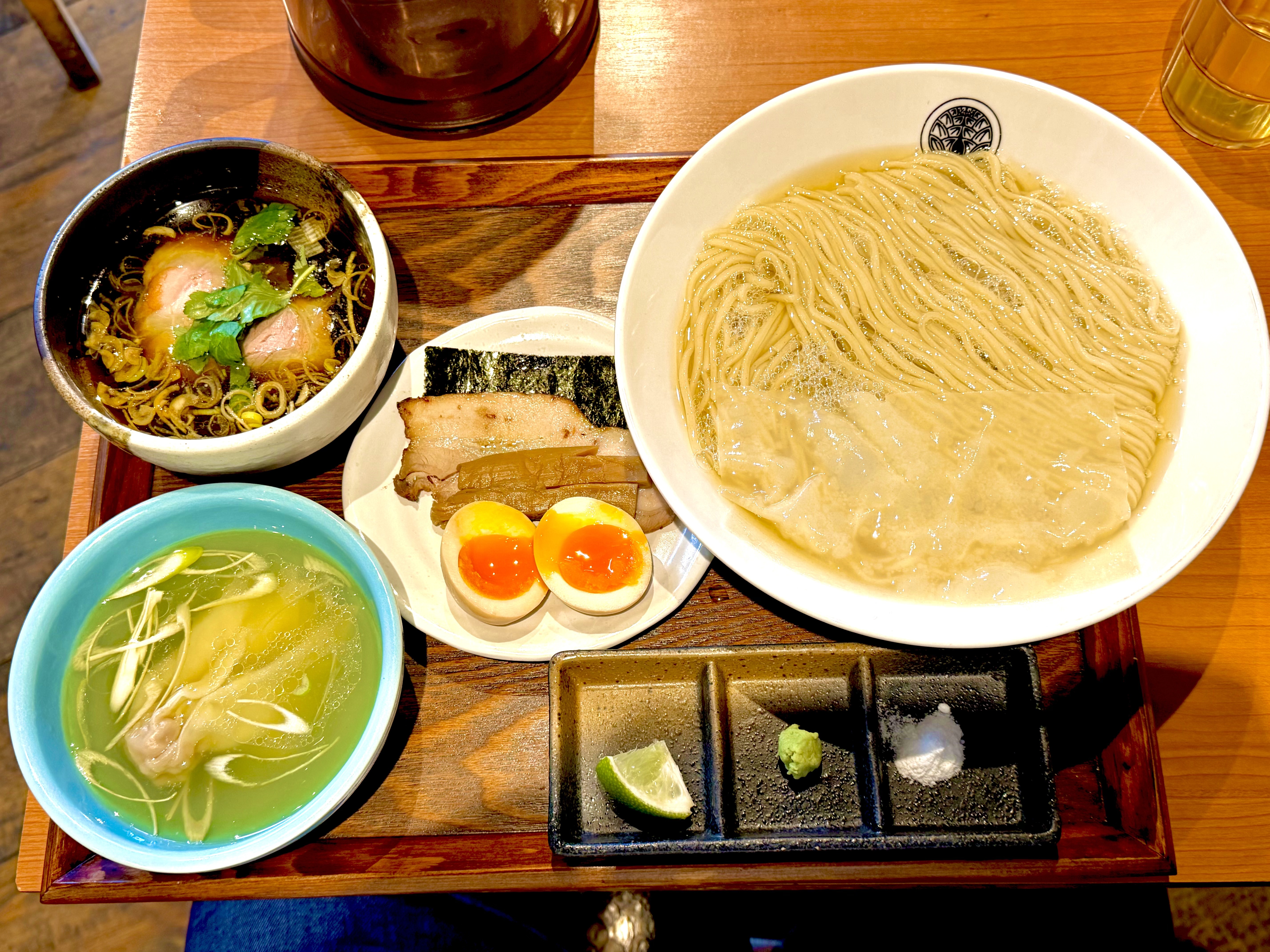 特製鶏醤油つけそば