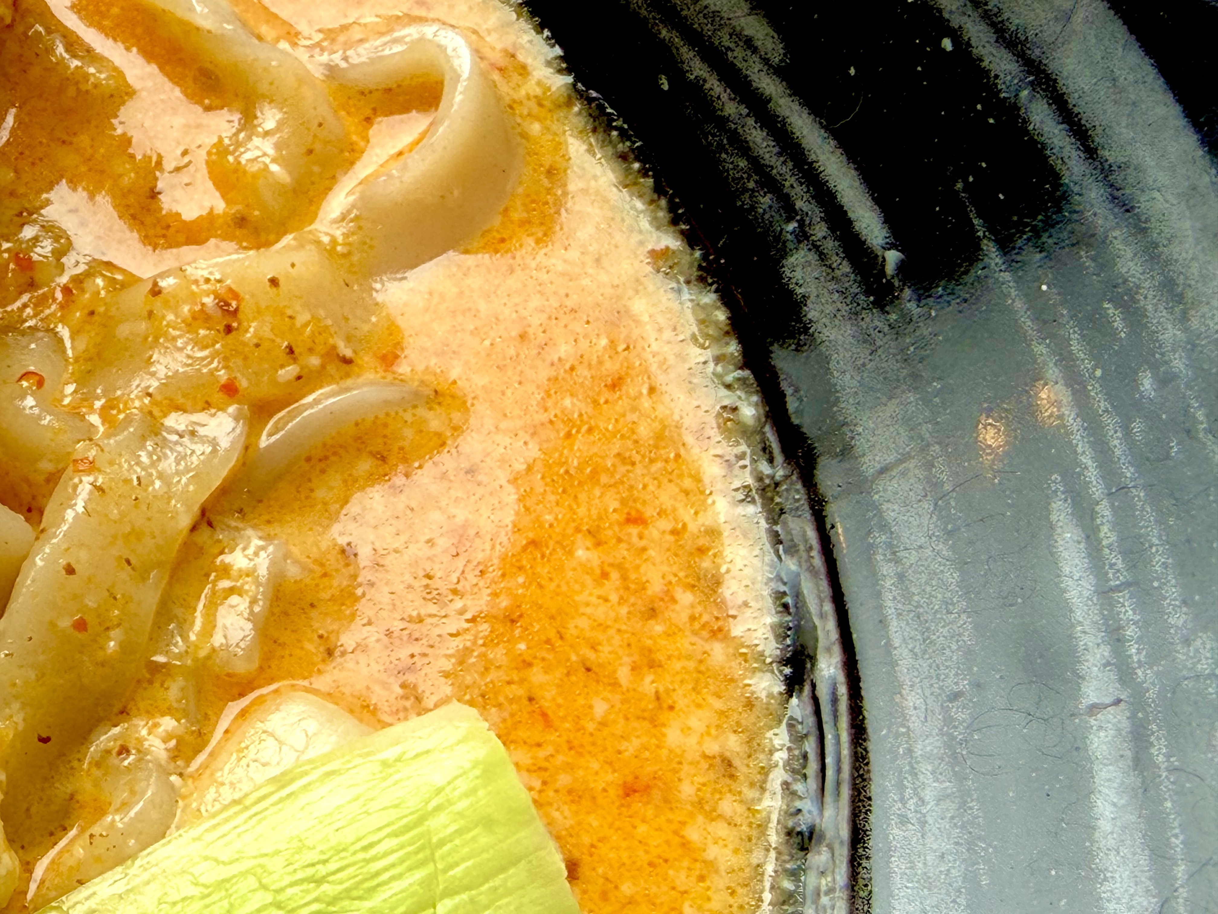 少しスパイシーなスープ