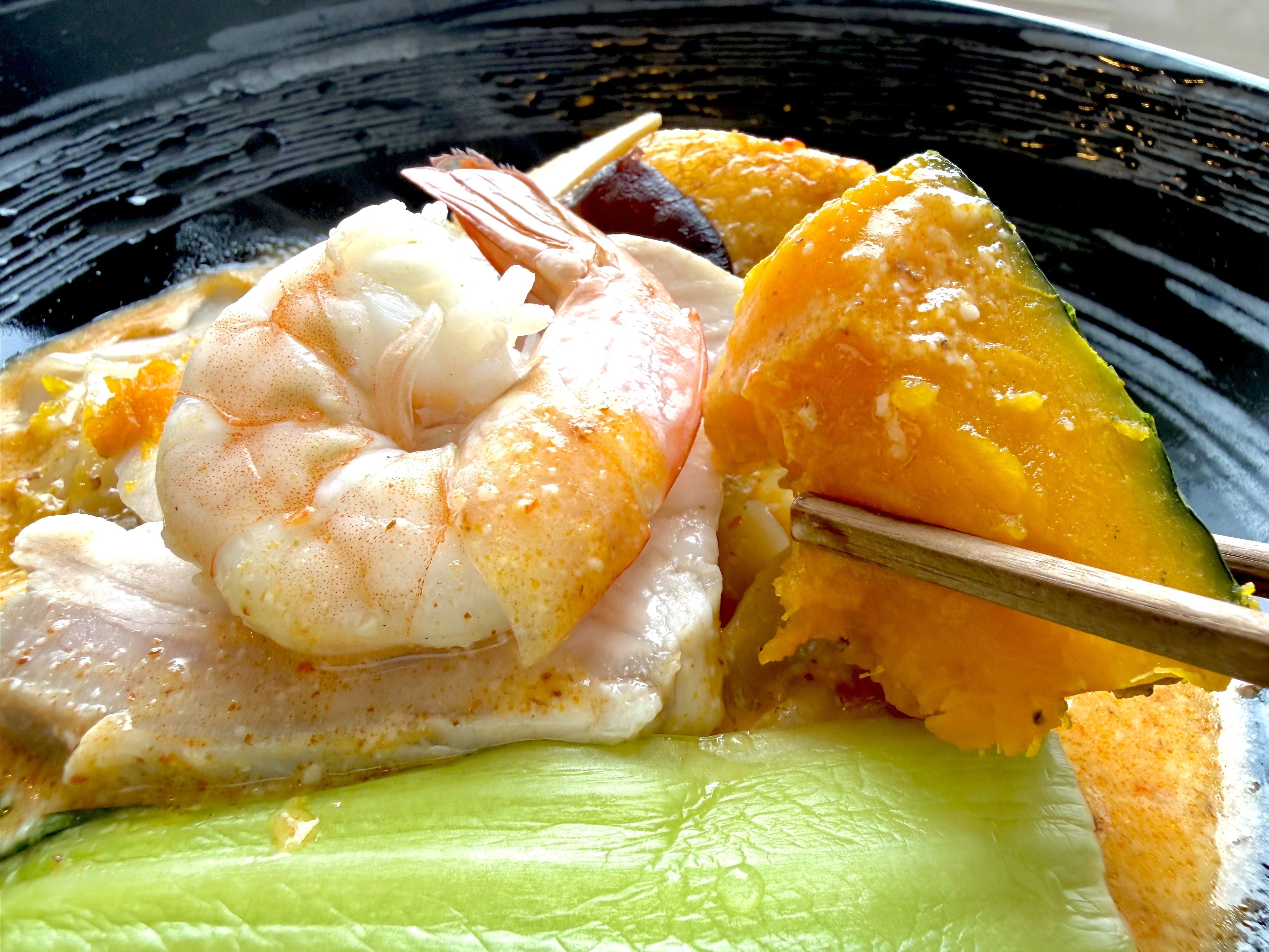 エビとカボチャ