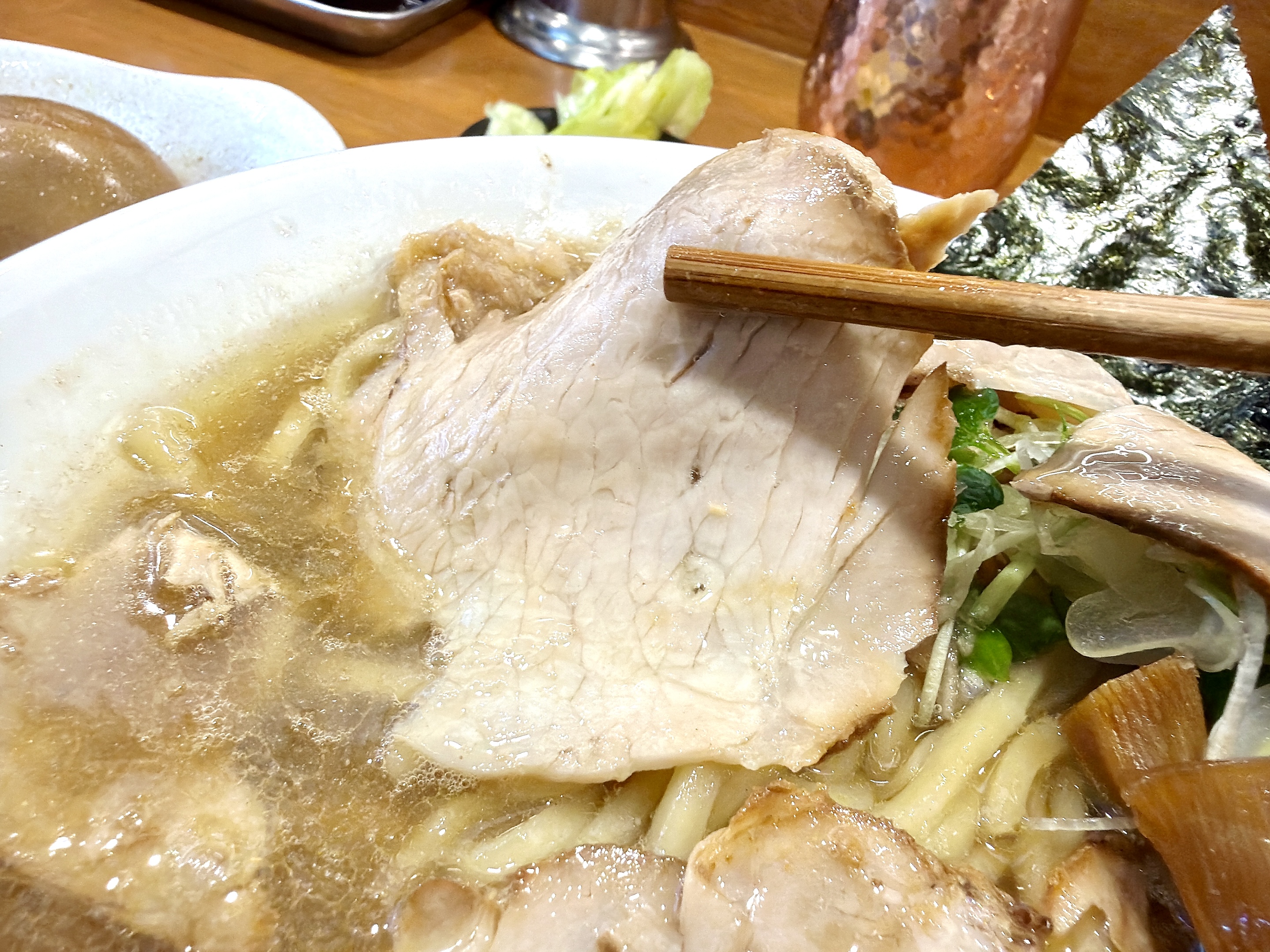 薄切り豚チャーシュー