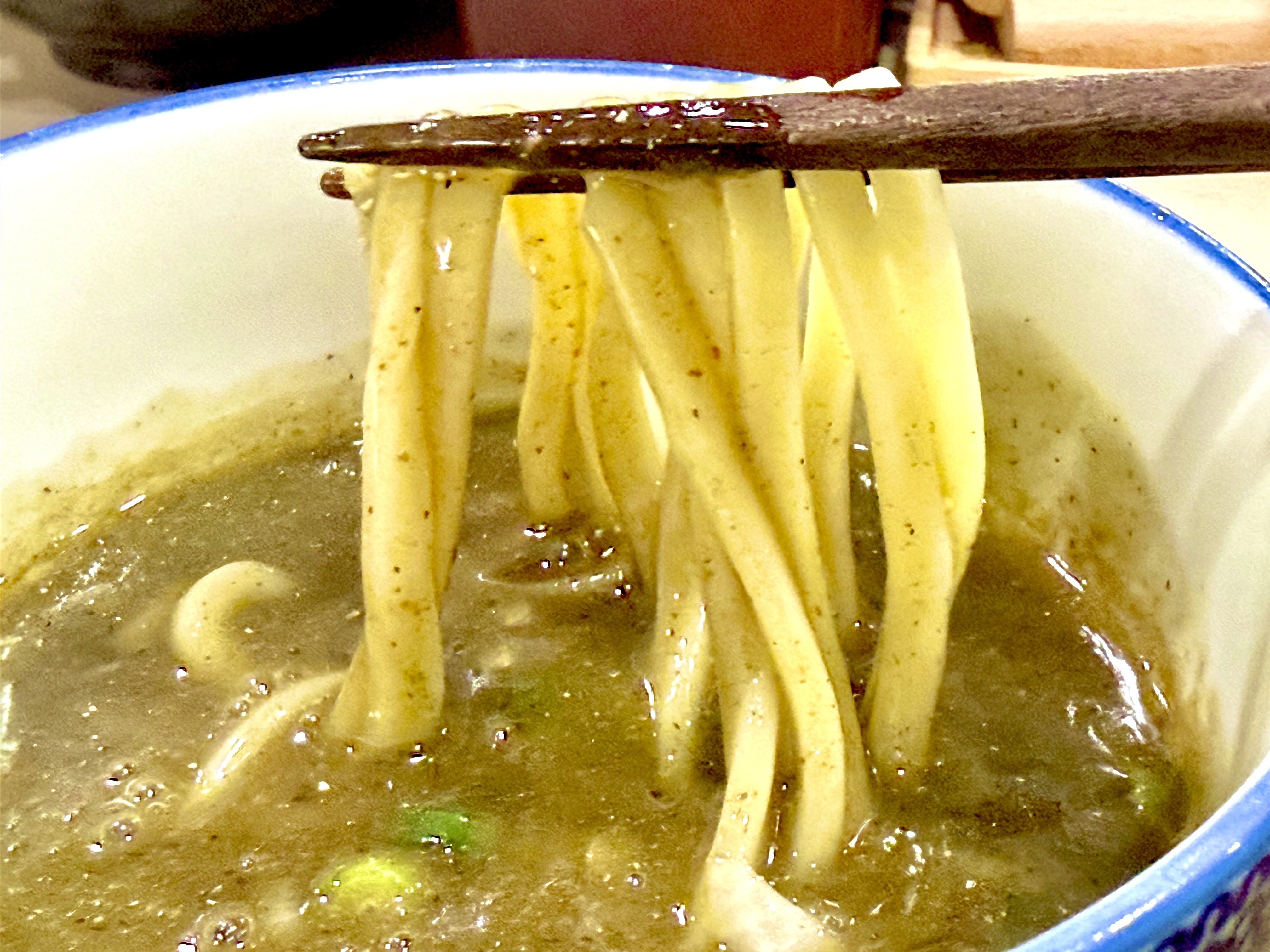 つけ汁と太麺