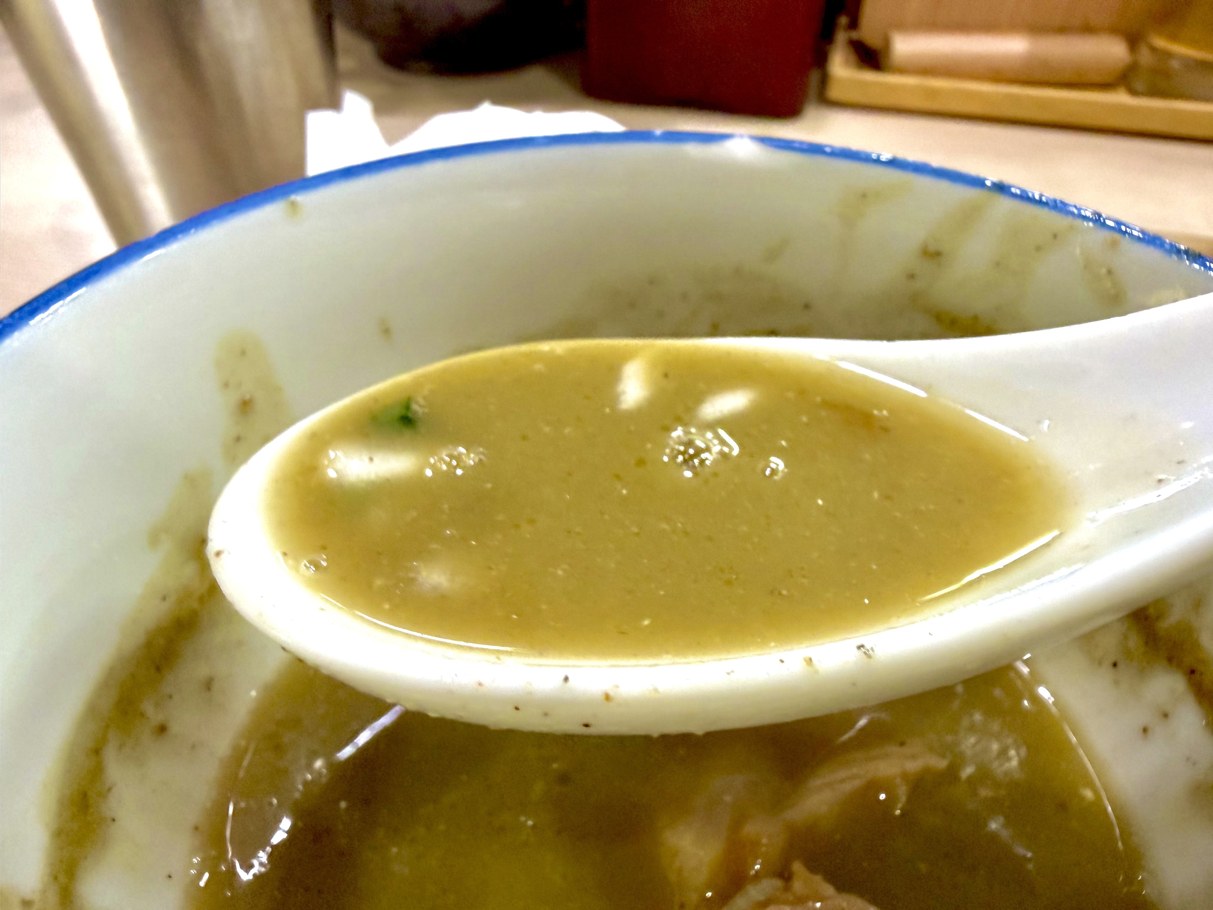 つけ汁のスープ割り