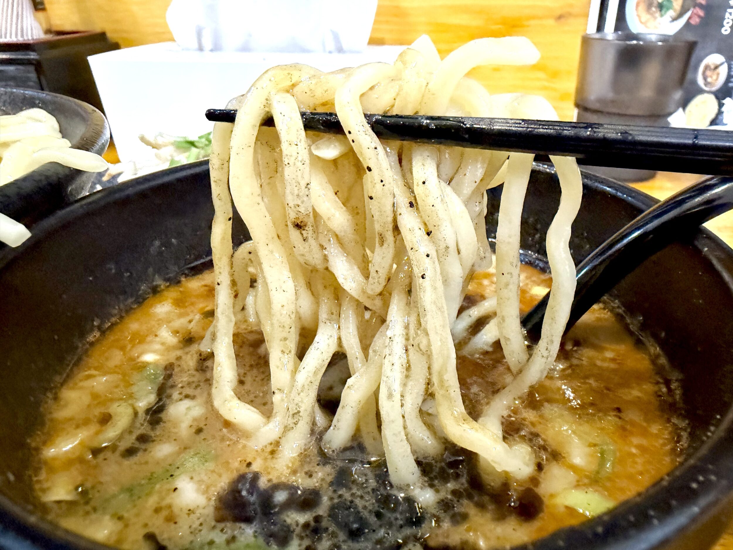 中太麺とつけ汁