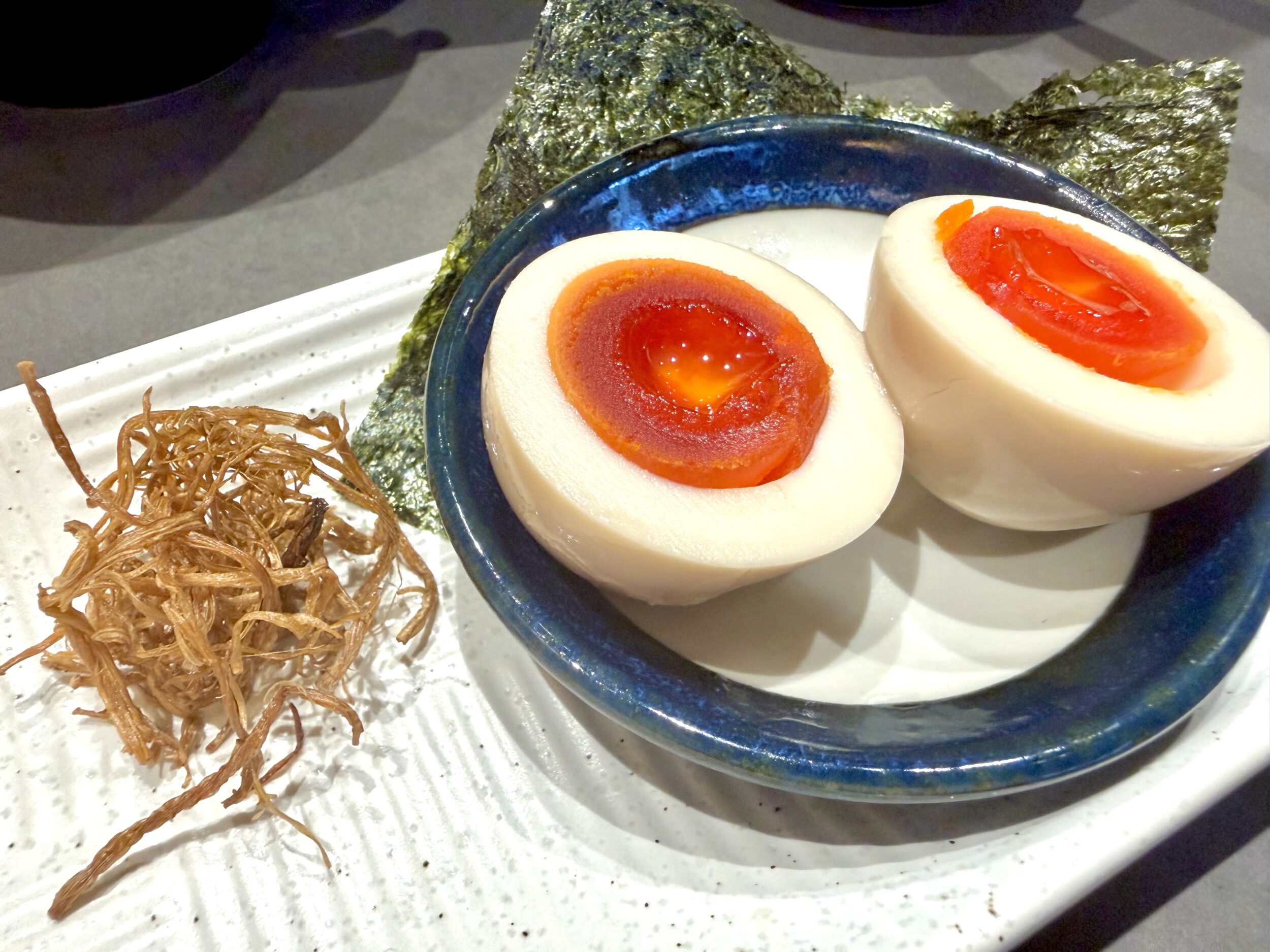 味玉・フライドえのき
