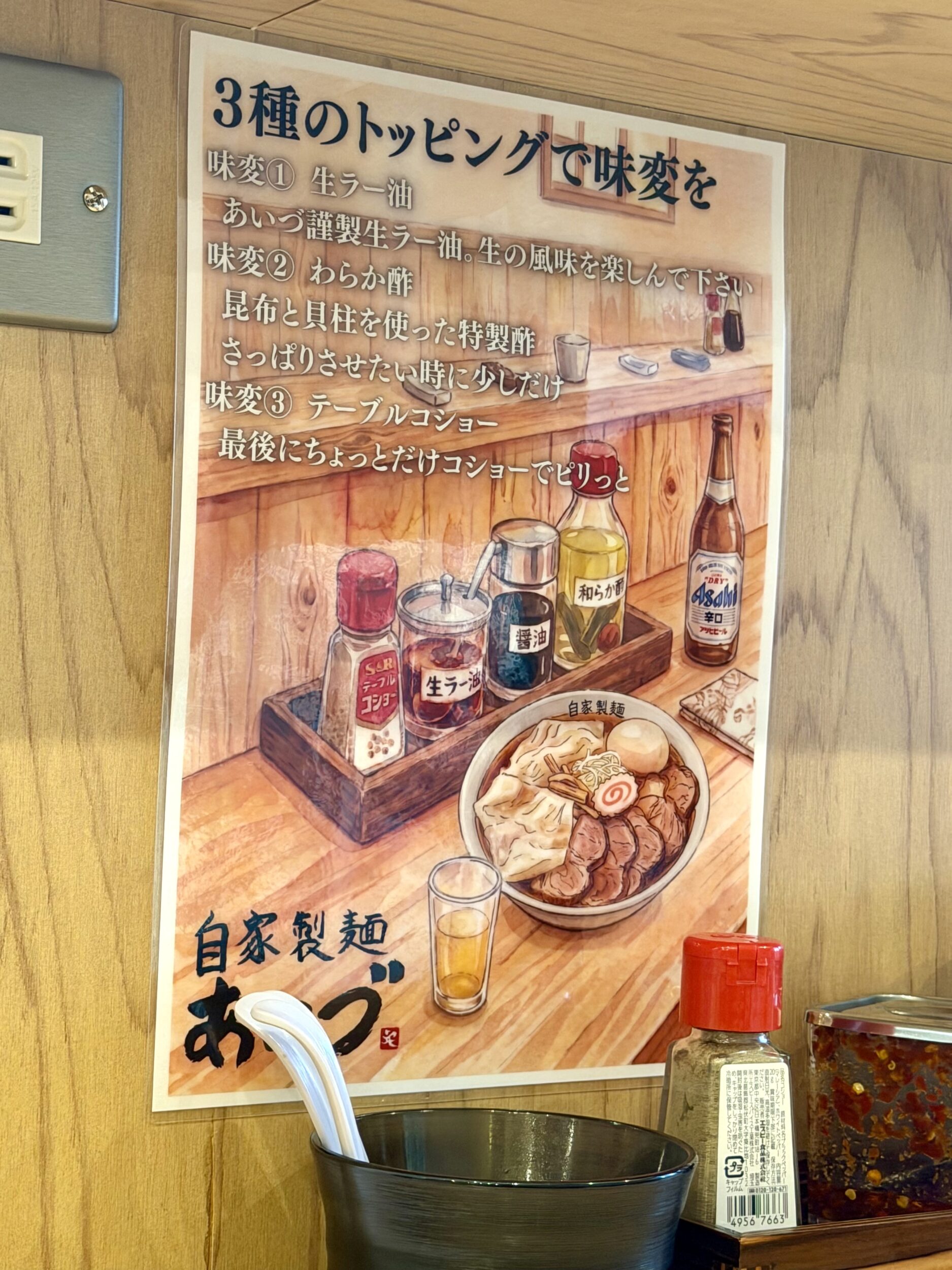 調味料トッピングガイド