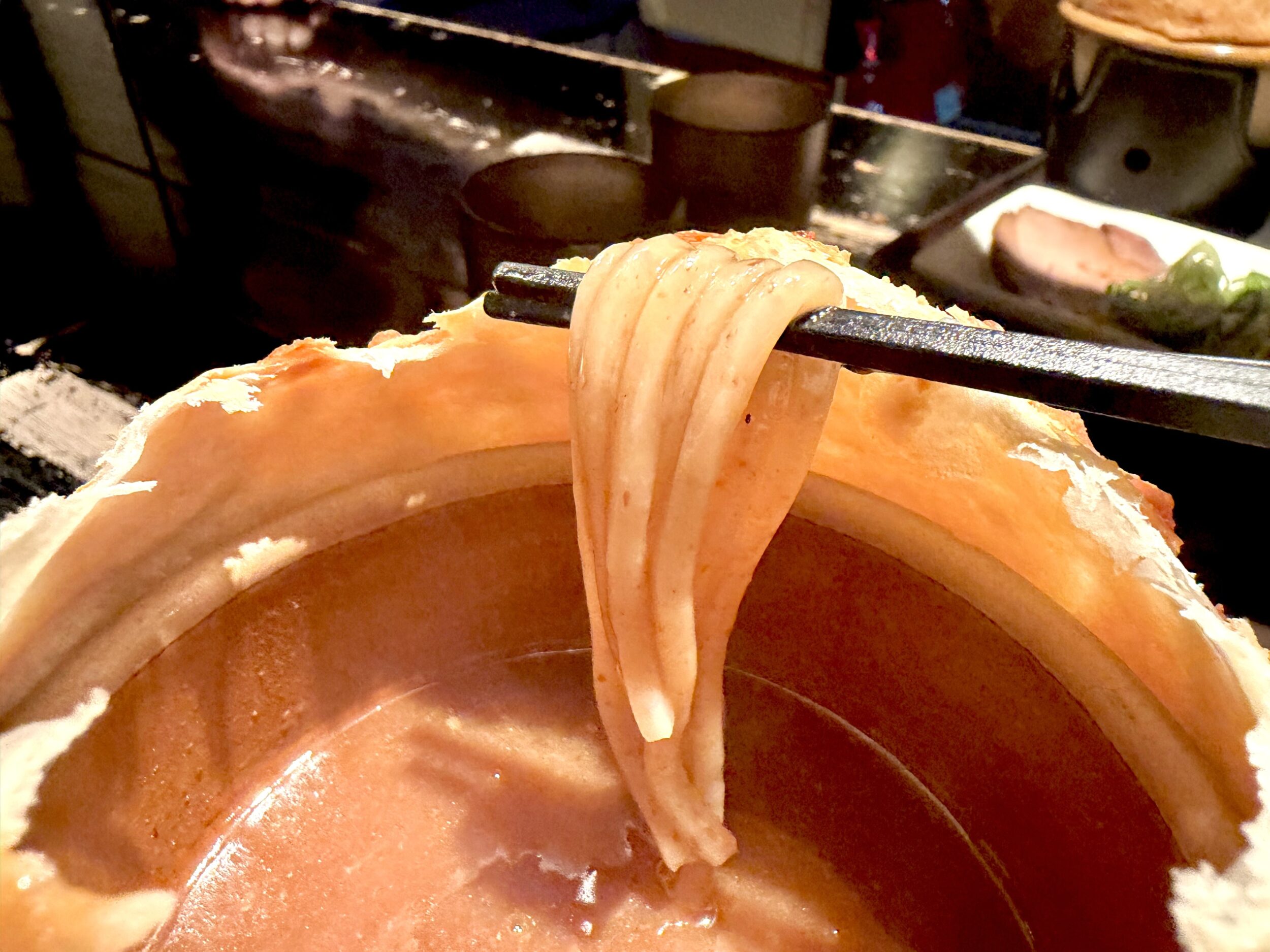 海老のつけ汁と麺