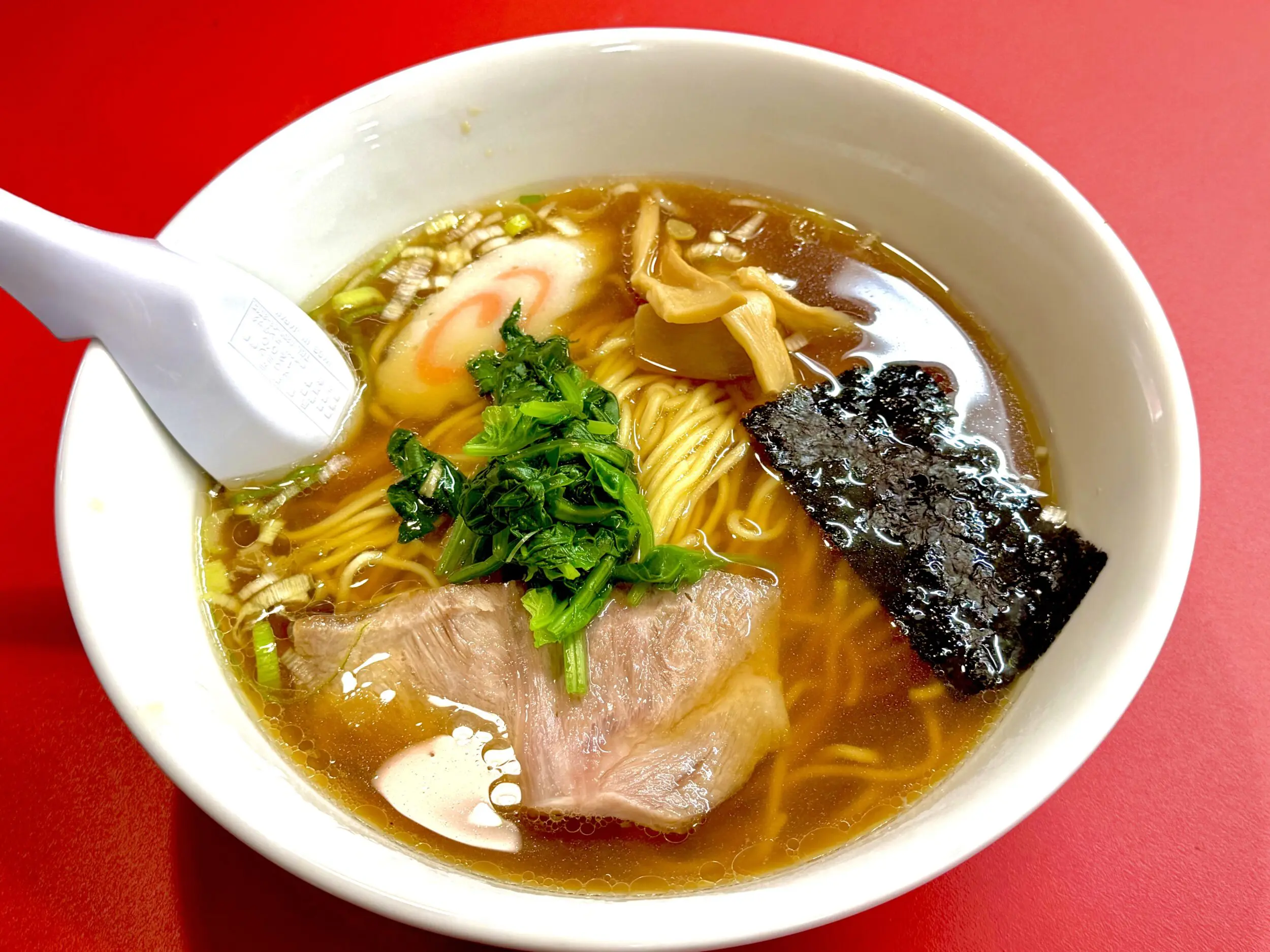 通常のラーメン