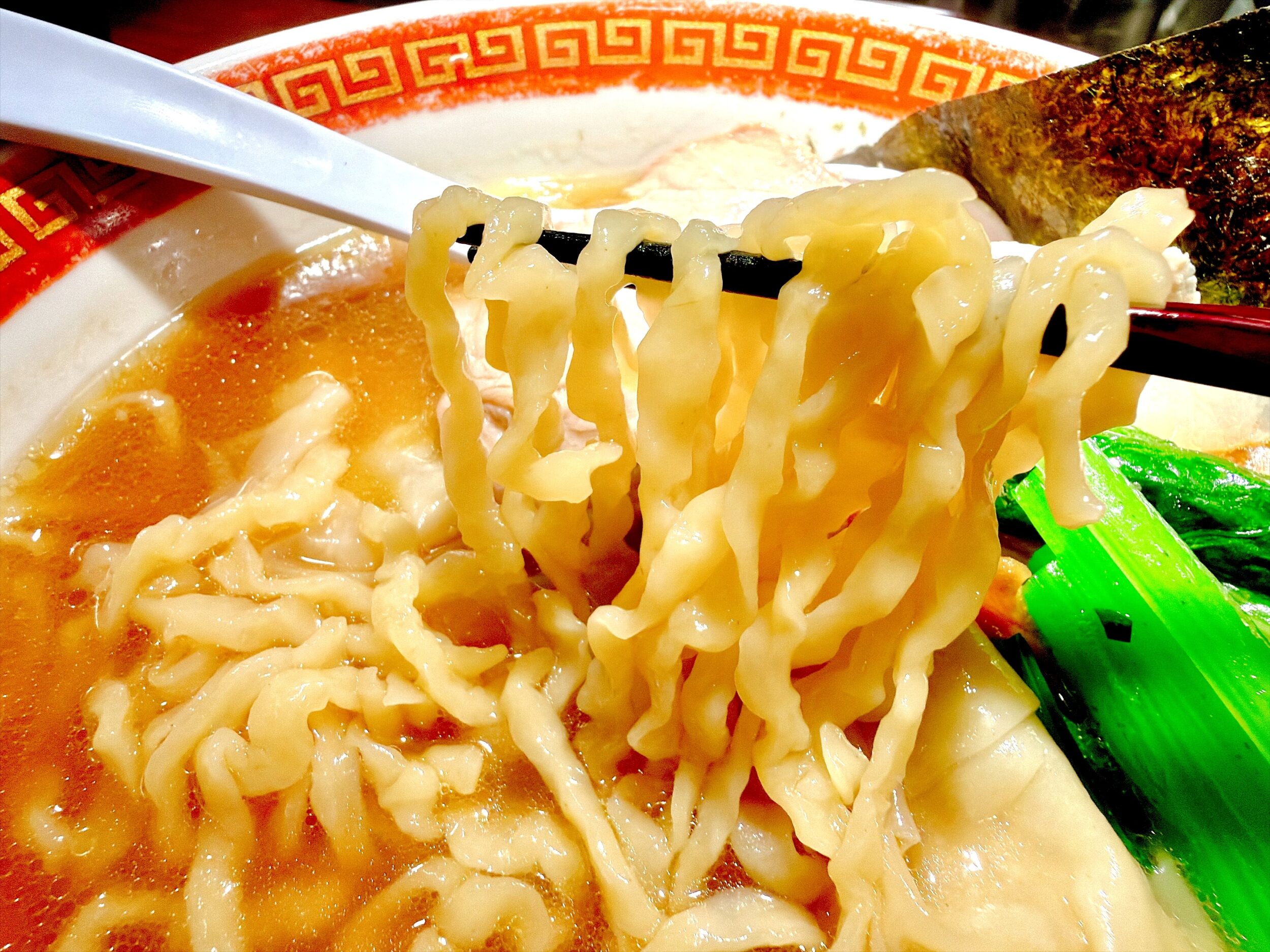 中太の手揉み麺