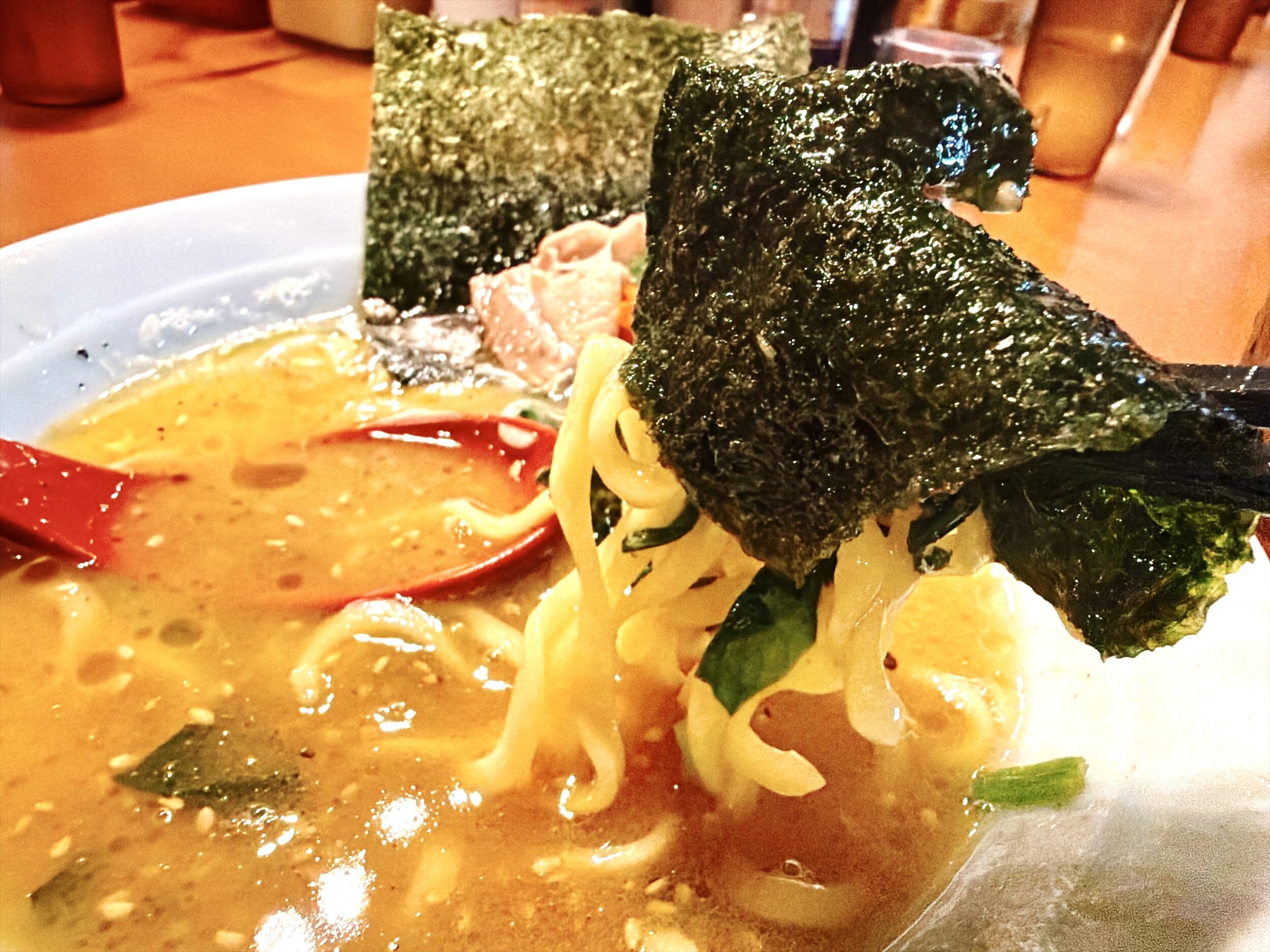 海苔と麺