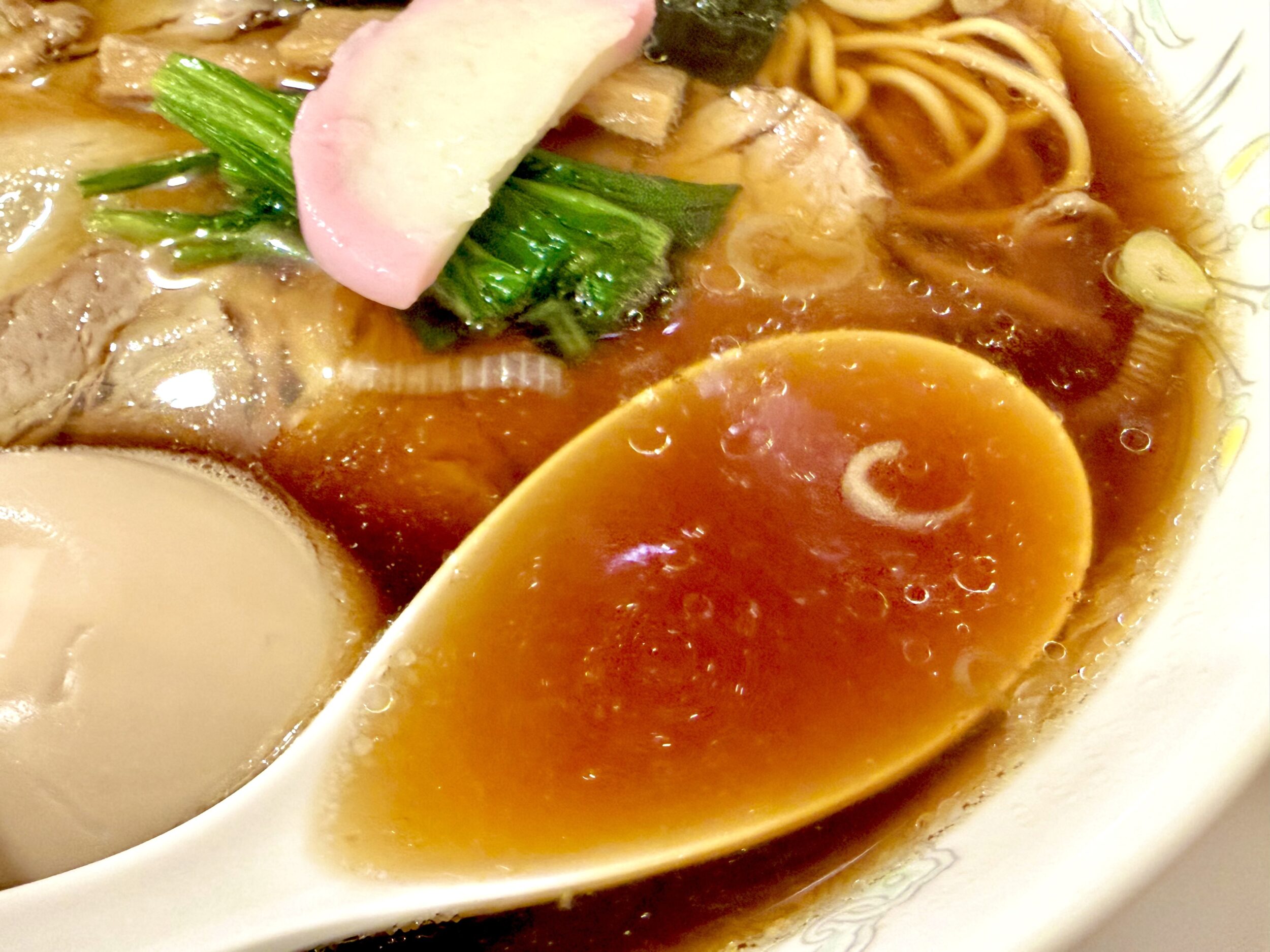 キリッと醤油スープ