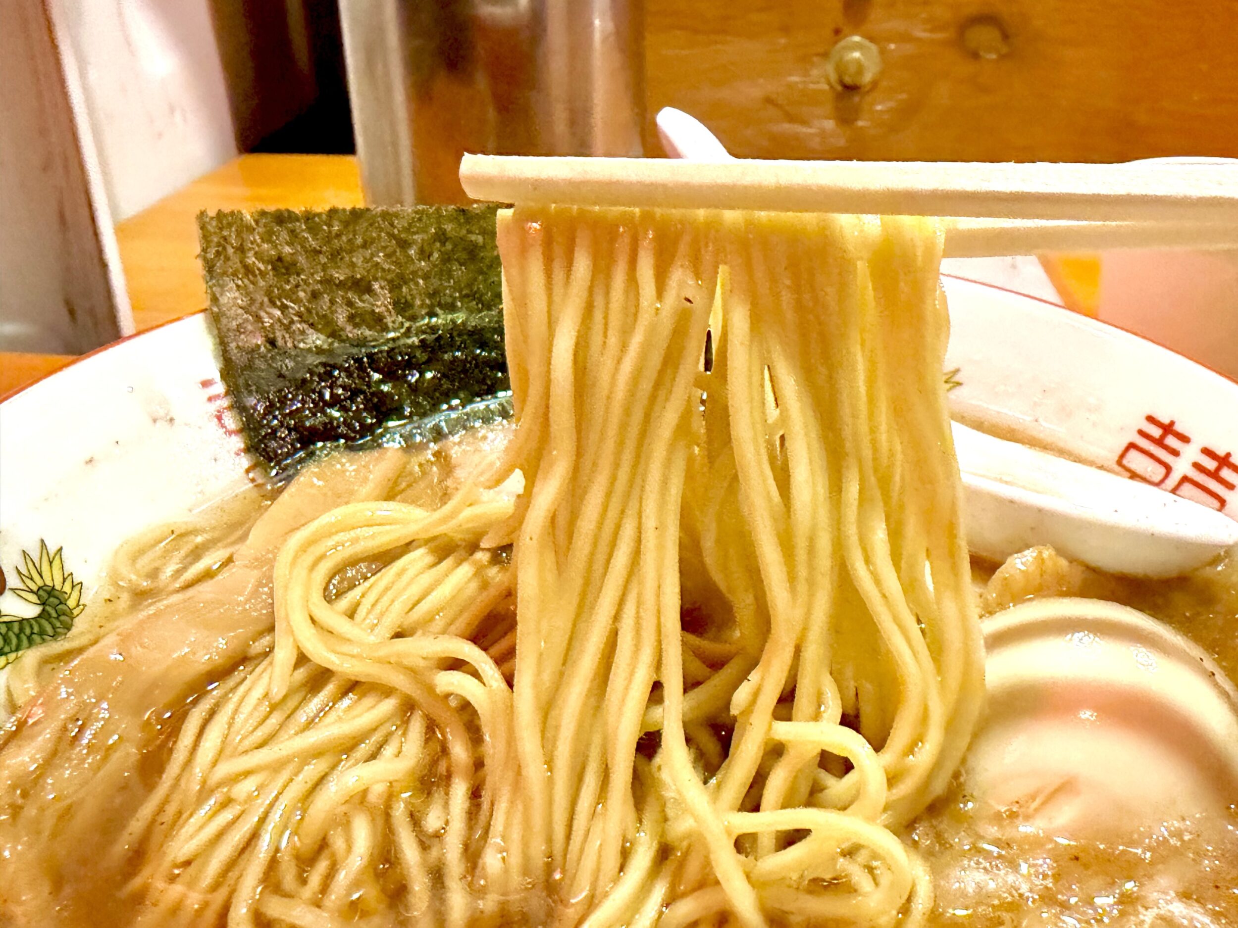中細ストレート麺