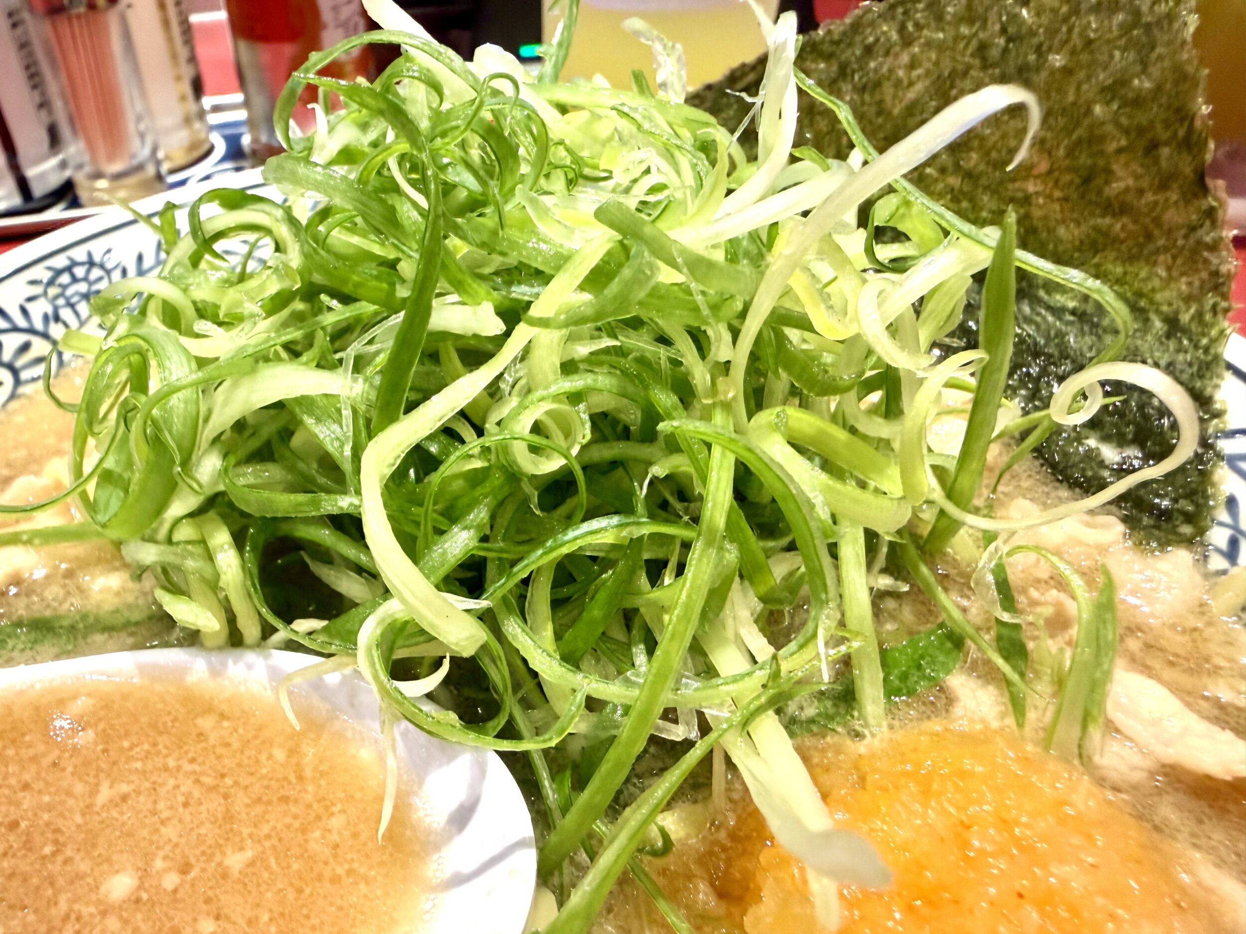 シャキシャキの青ネギ